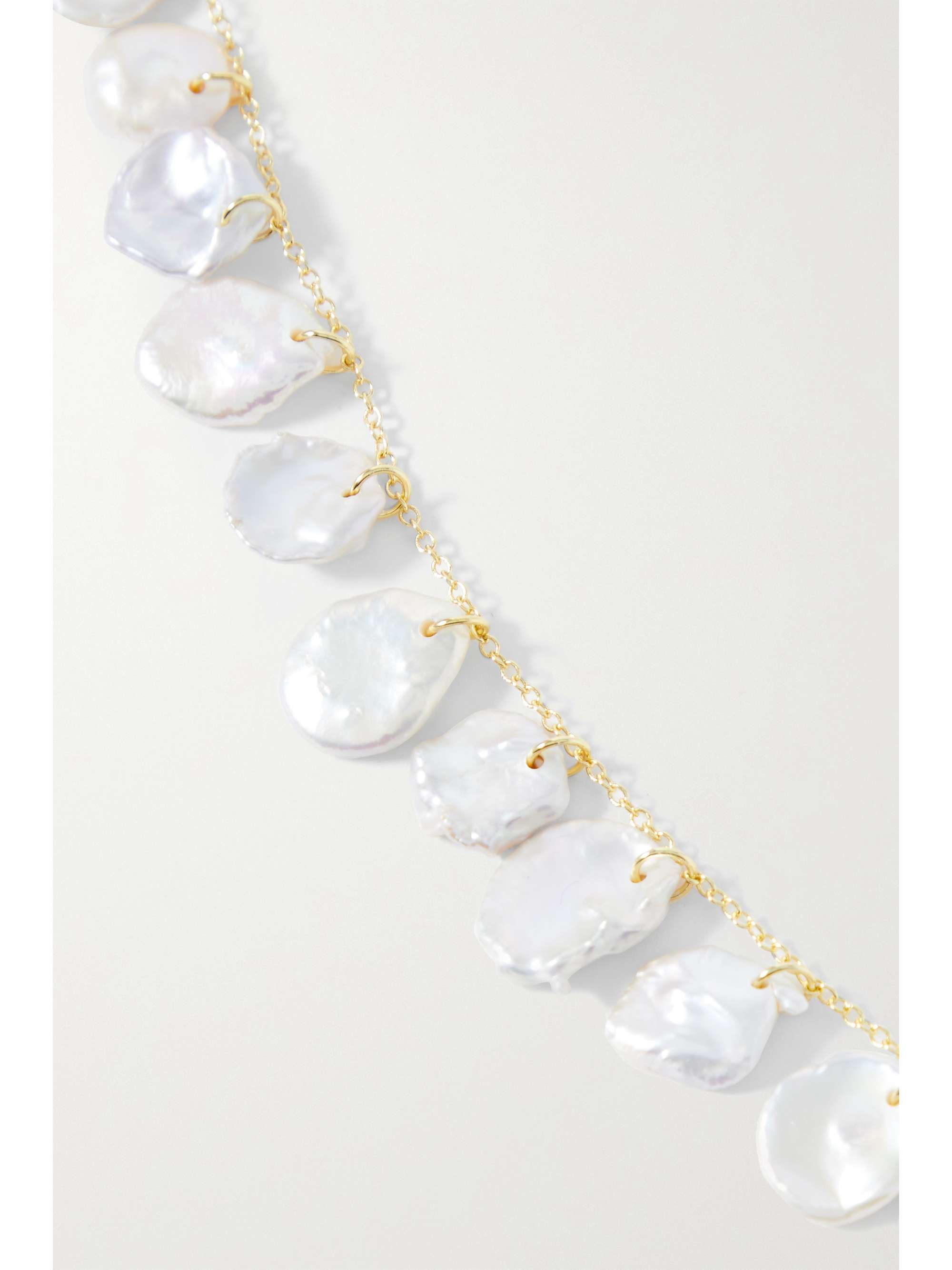 CULT GAIA Devora gold-tone pearl choker
