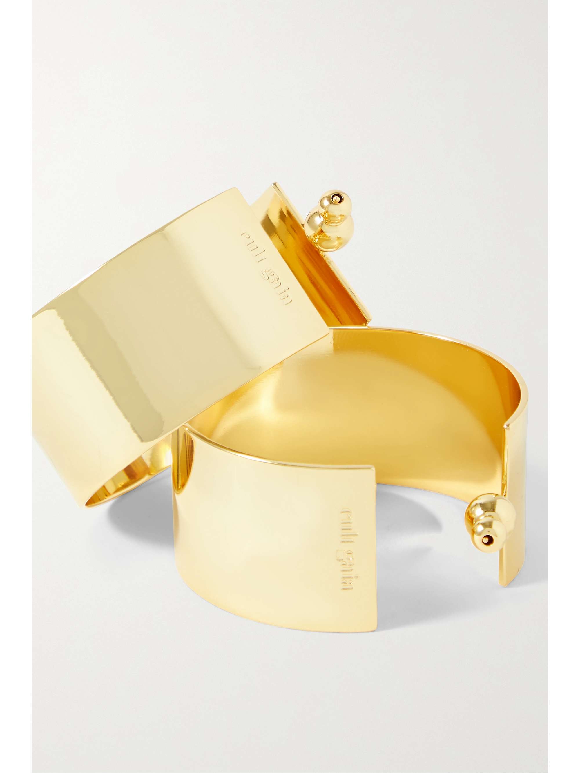 CULT GAIA Adele gold-tone hoop earrings