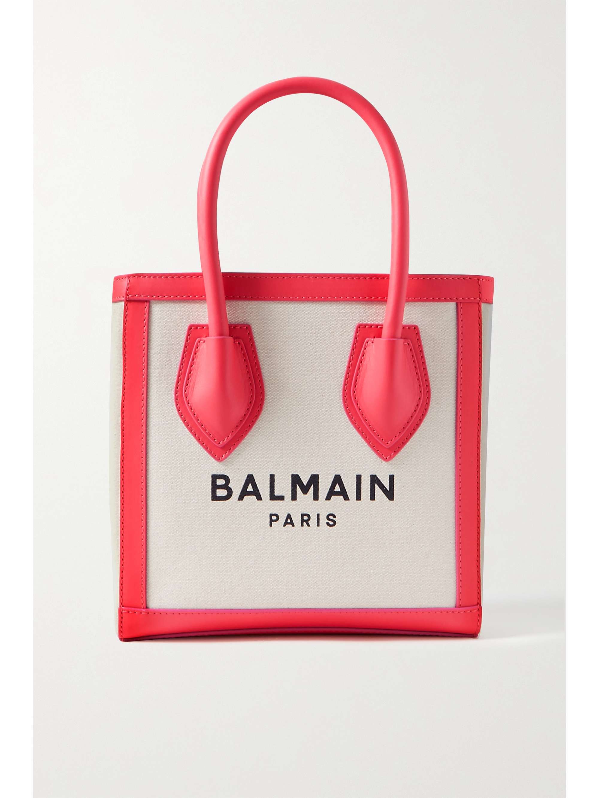 Pink B-Army mini leather-trimmed 