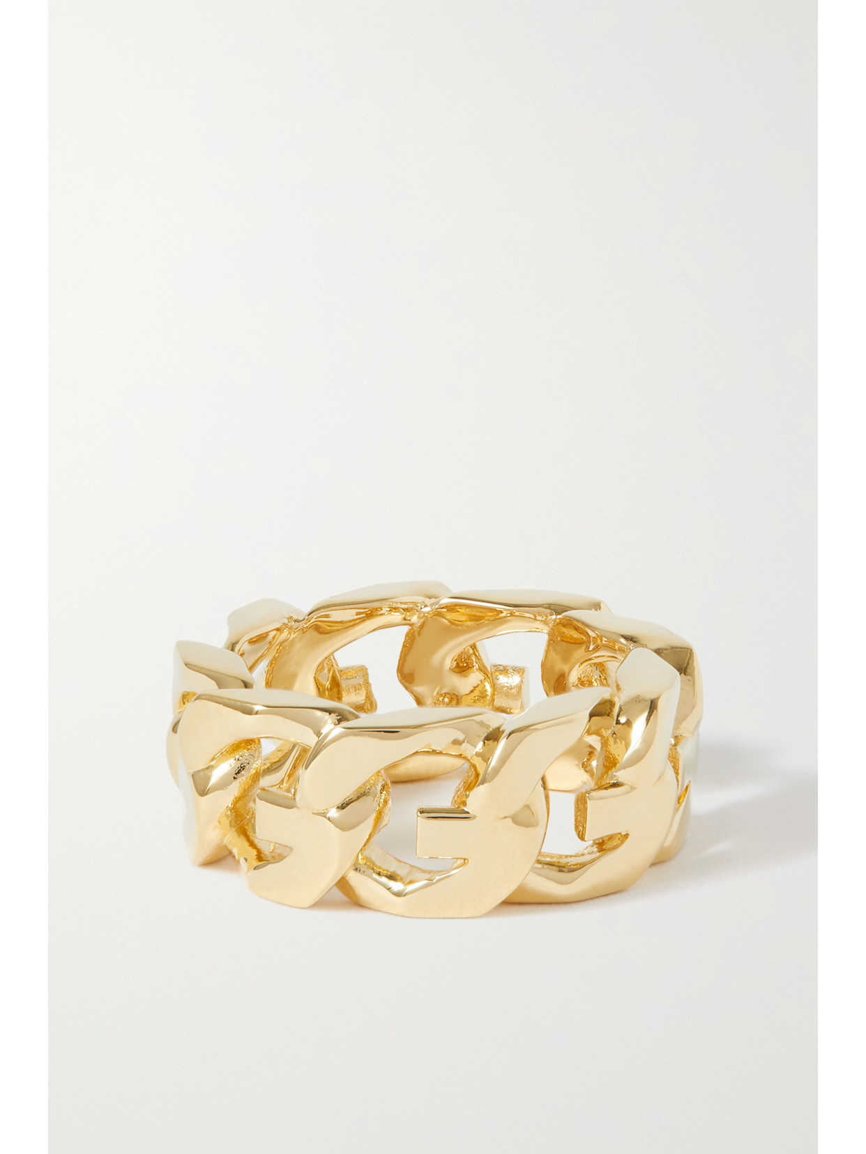 Givenchy Gold G Chain Ring In Gold