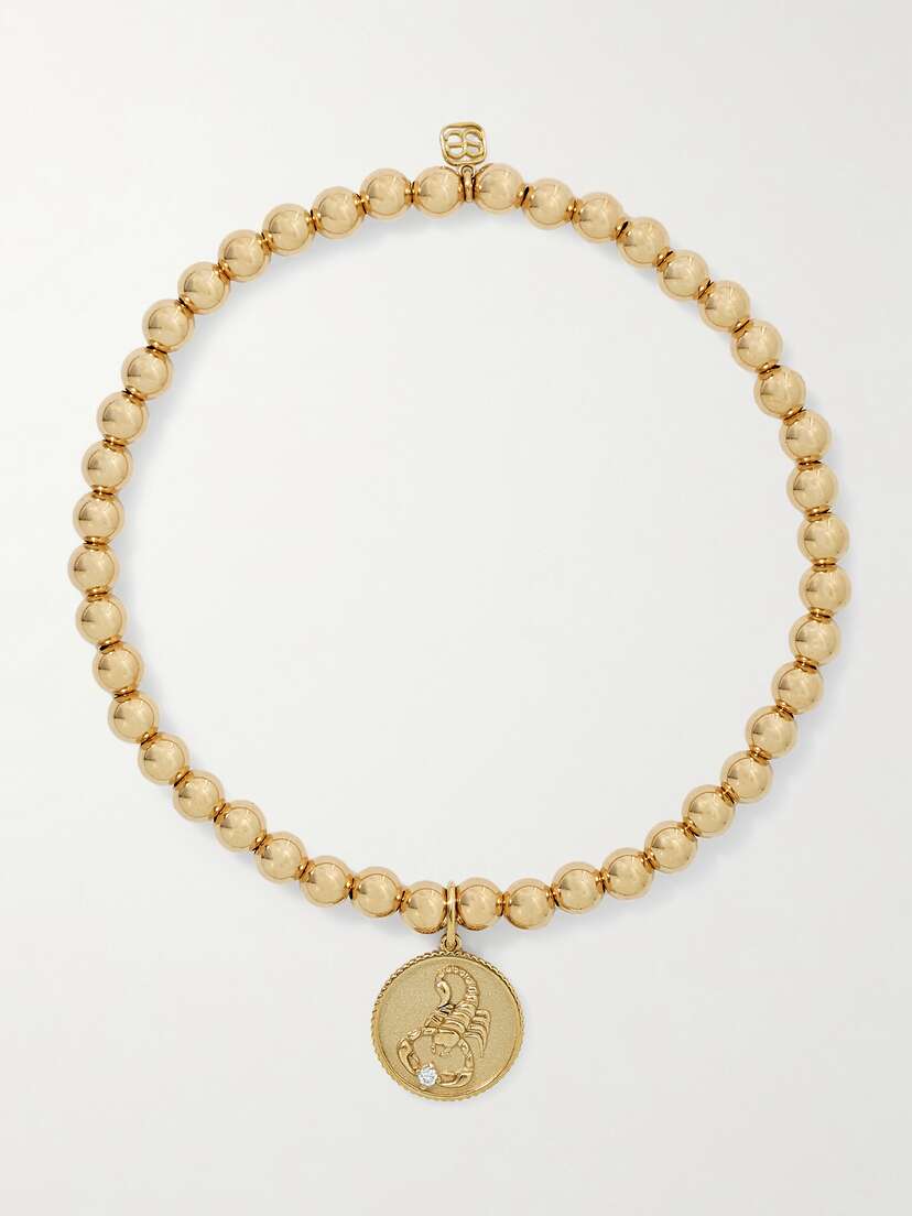 Sydney Evan Scorpio 14-karat Gold Diamond Bracelet