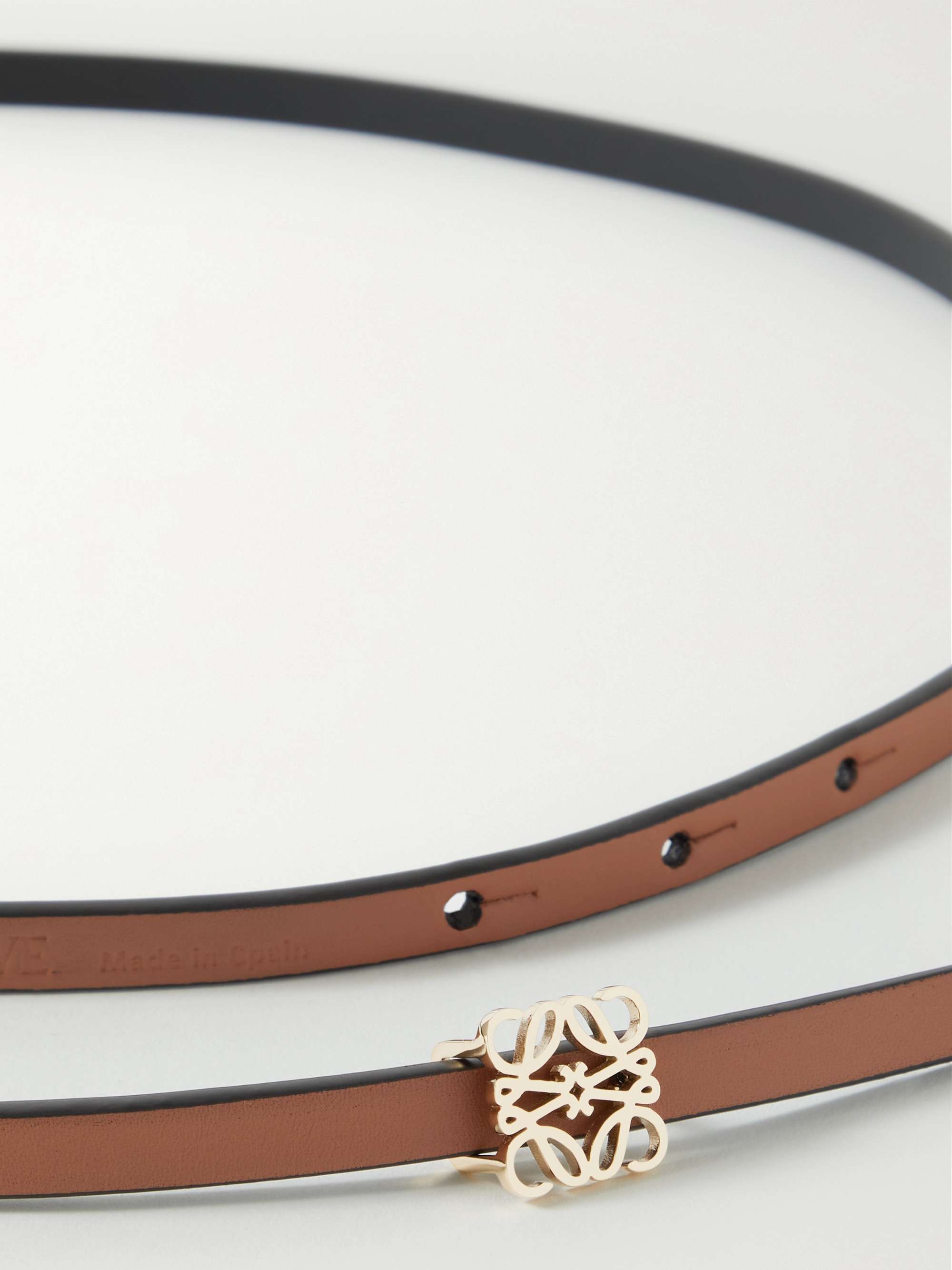 LOEWE Anagram leather belt