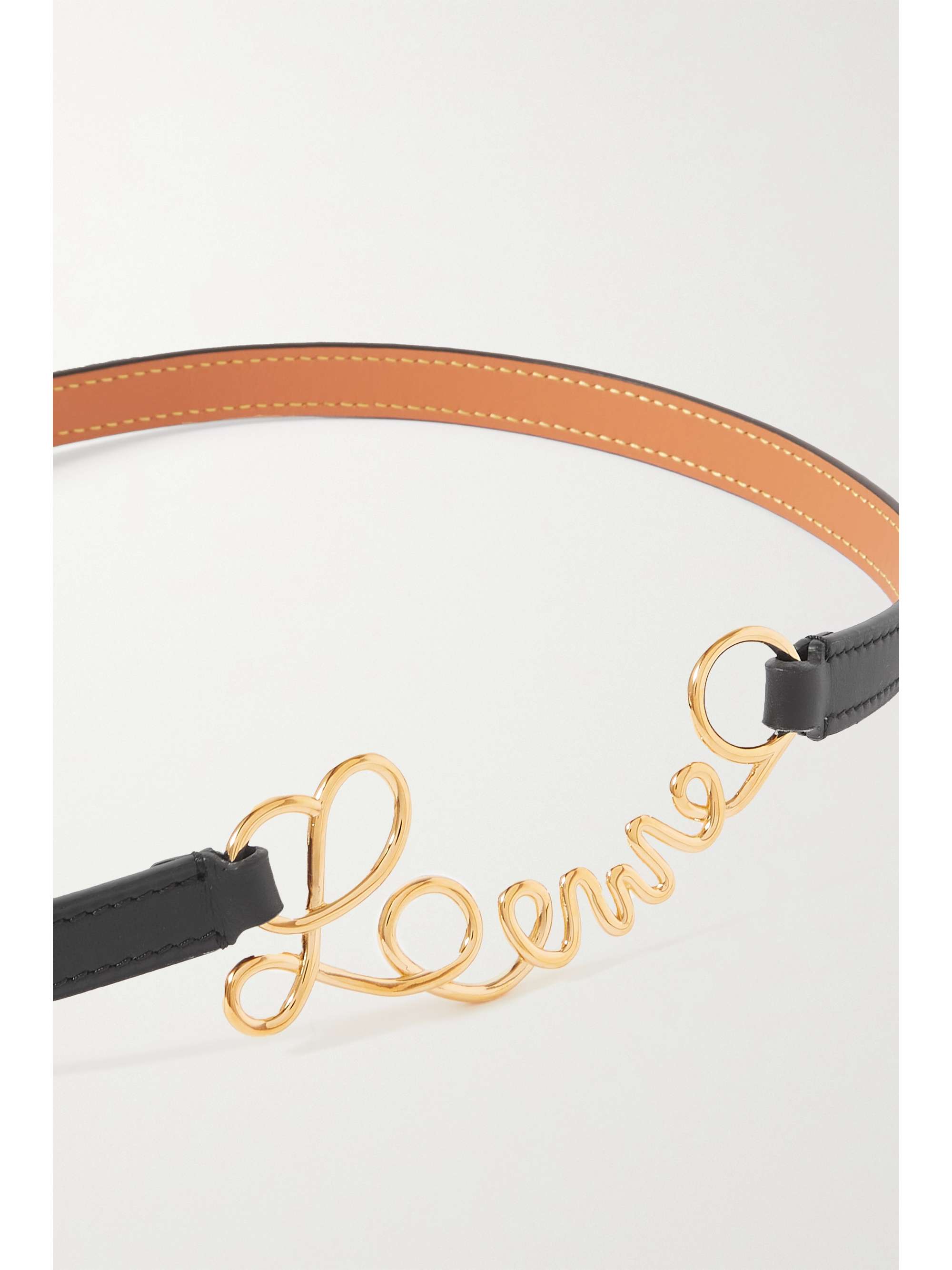 LOEWE Embellished leather belt