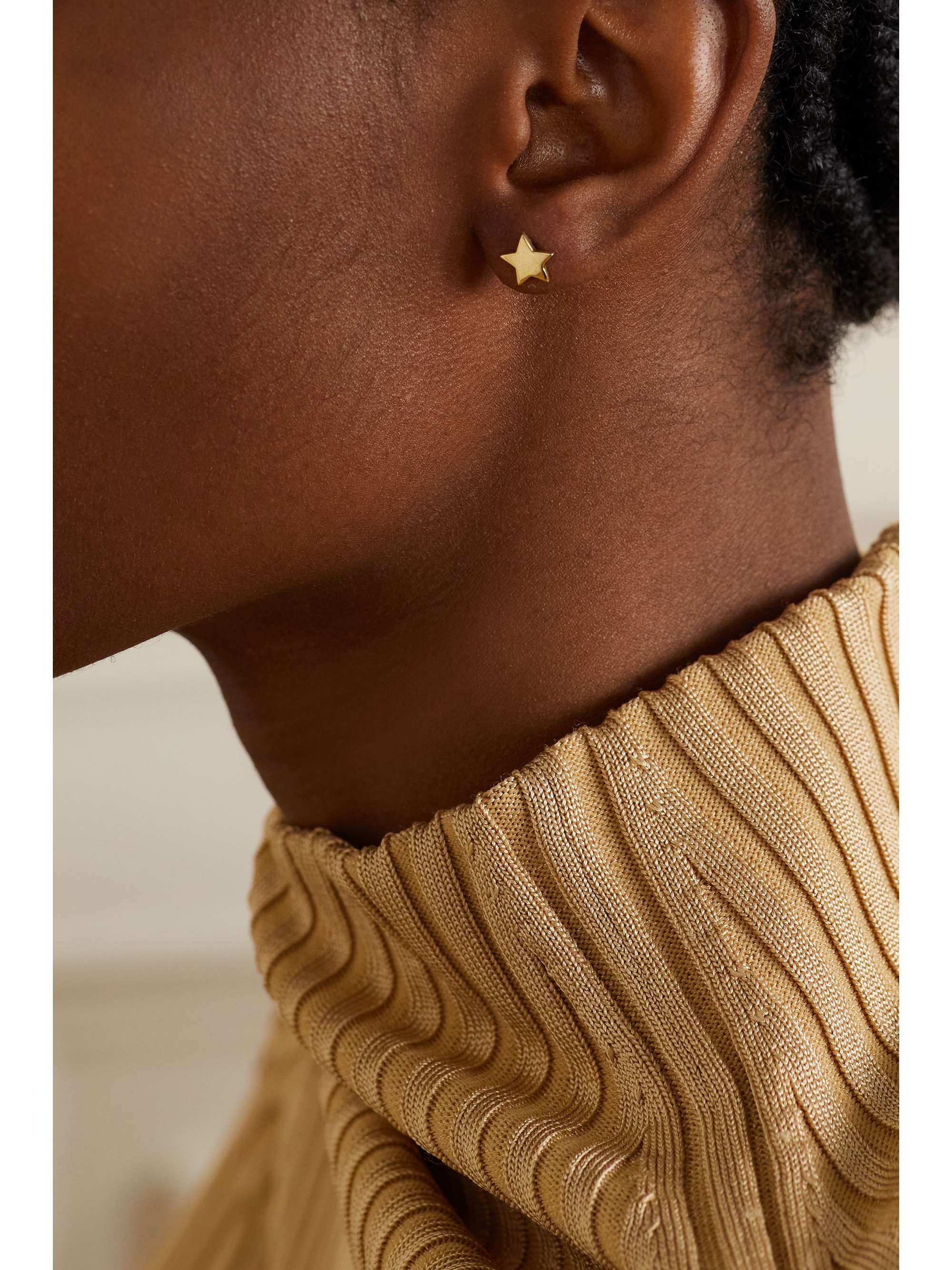 CAROLINA BUCCI Superstellar 18-karat gold earrings