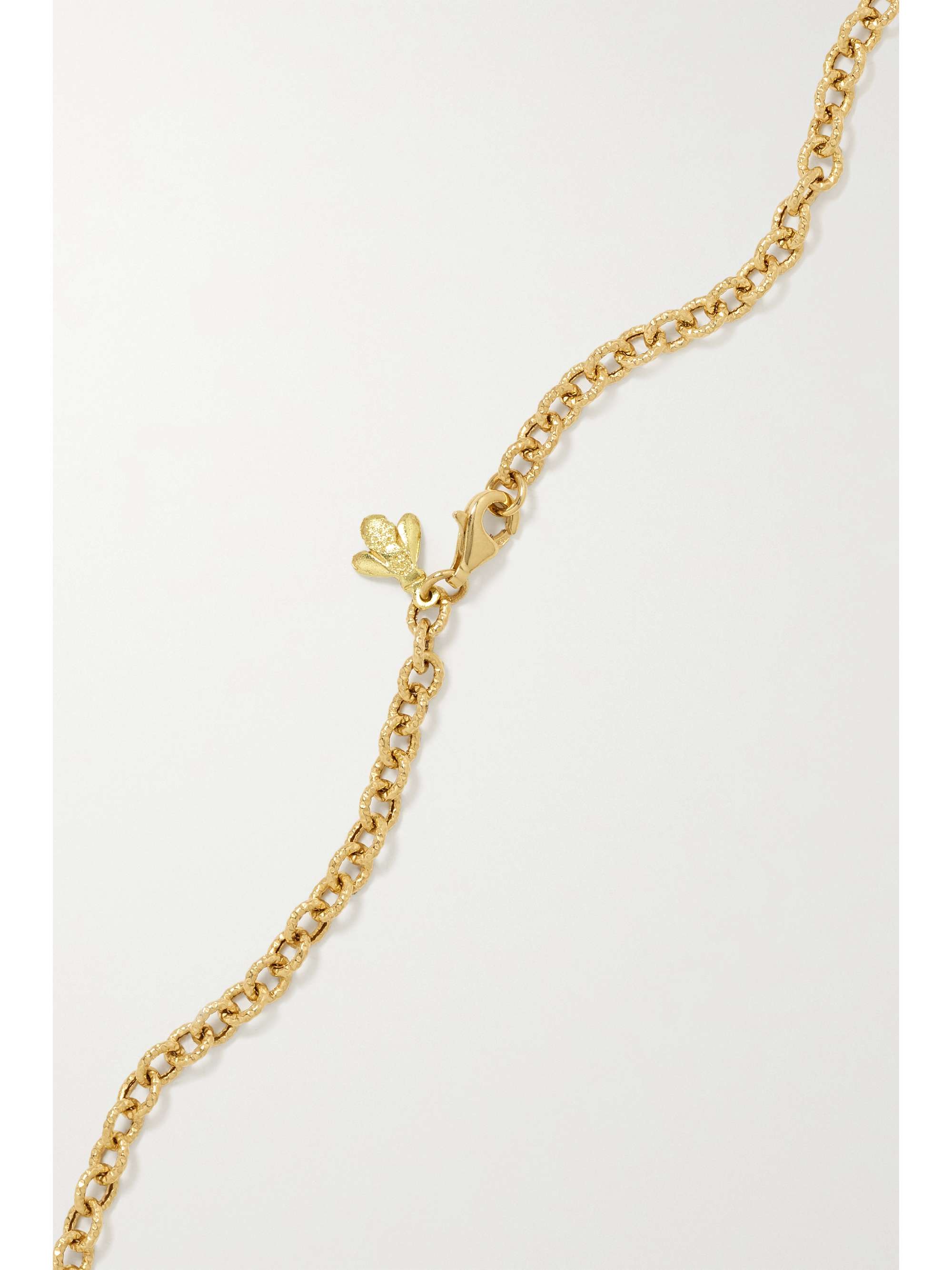CAROLINA BUCCI Cuore Florentine 18-karat gold diamond necklace