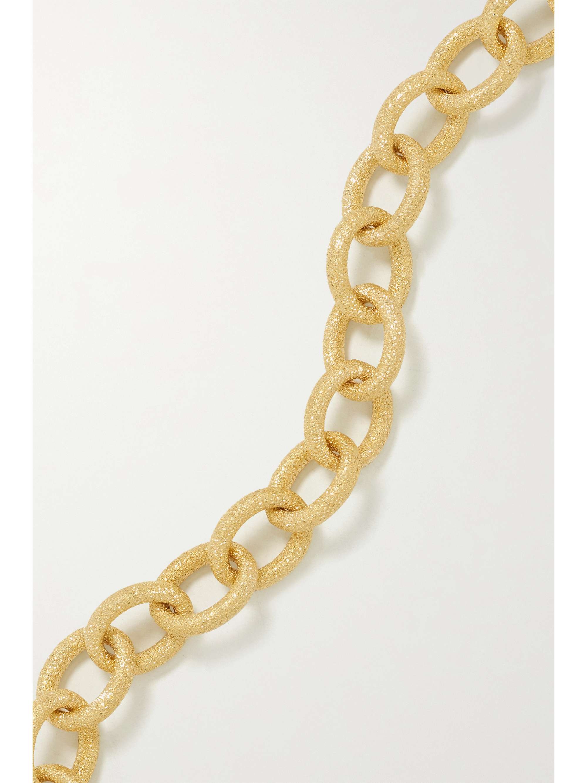 CAROLINA BUCCI The Eye Florentine 18-karat gold, diamond and sapphire necklace
