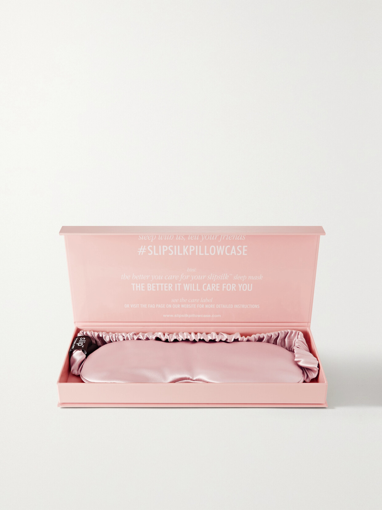 Slip Silk Eye Mask In Pink