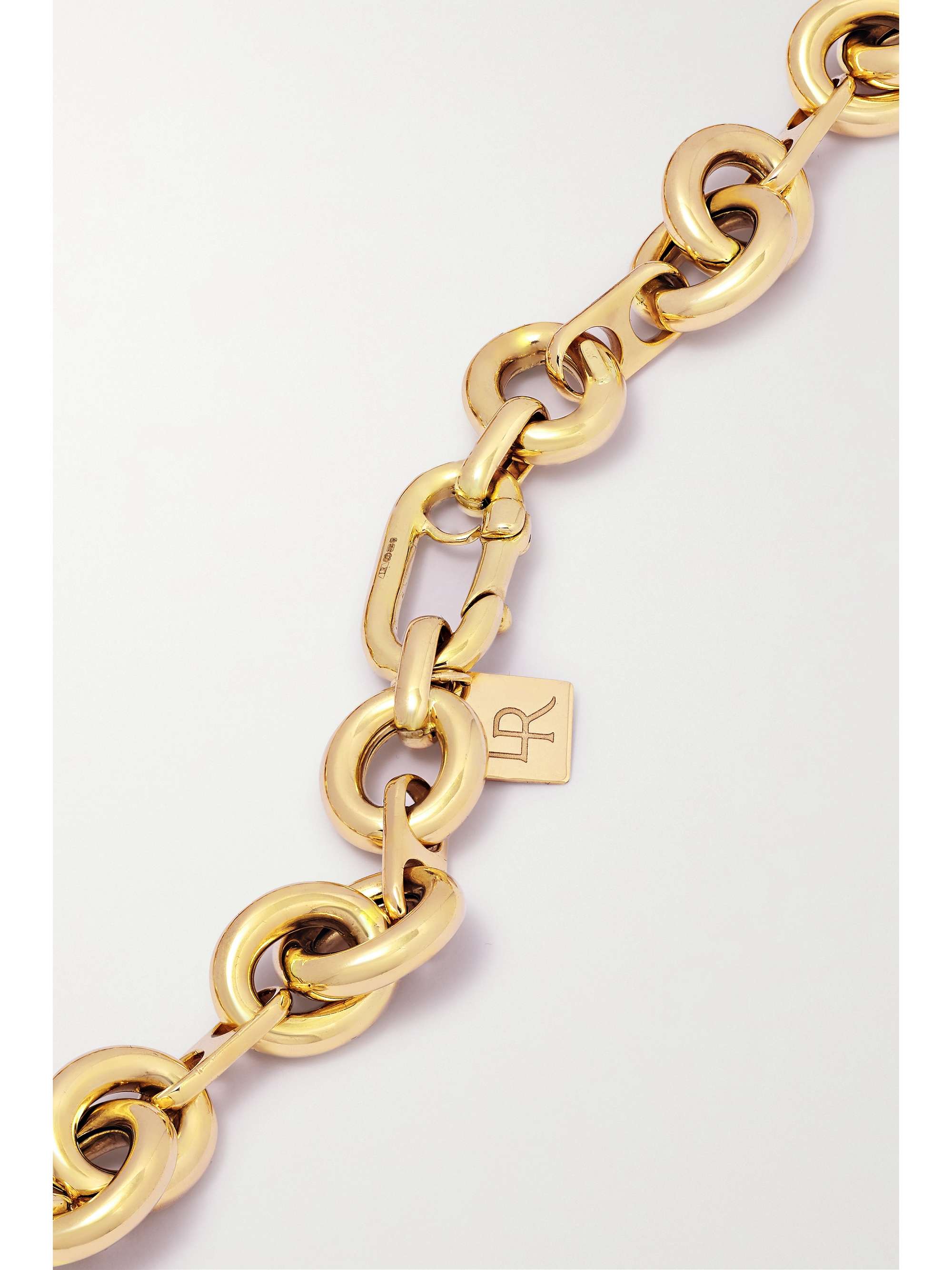 LAUREN RUBINSKI Medium 14-karat gold necklace