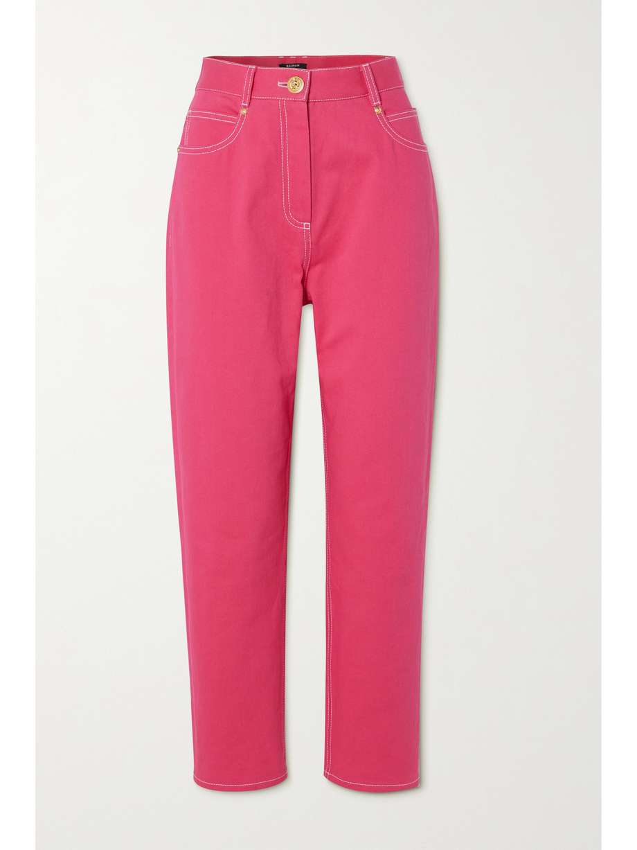 High Rise Jeans Pink