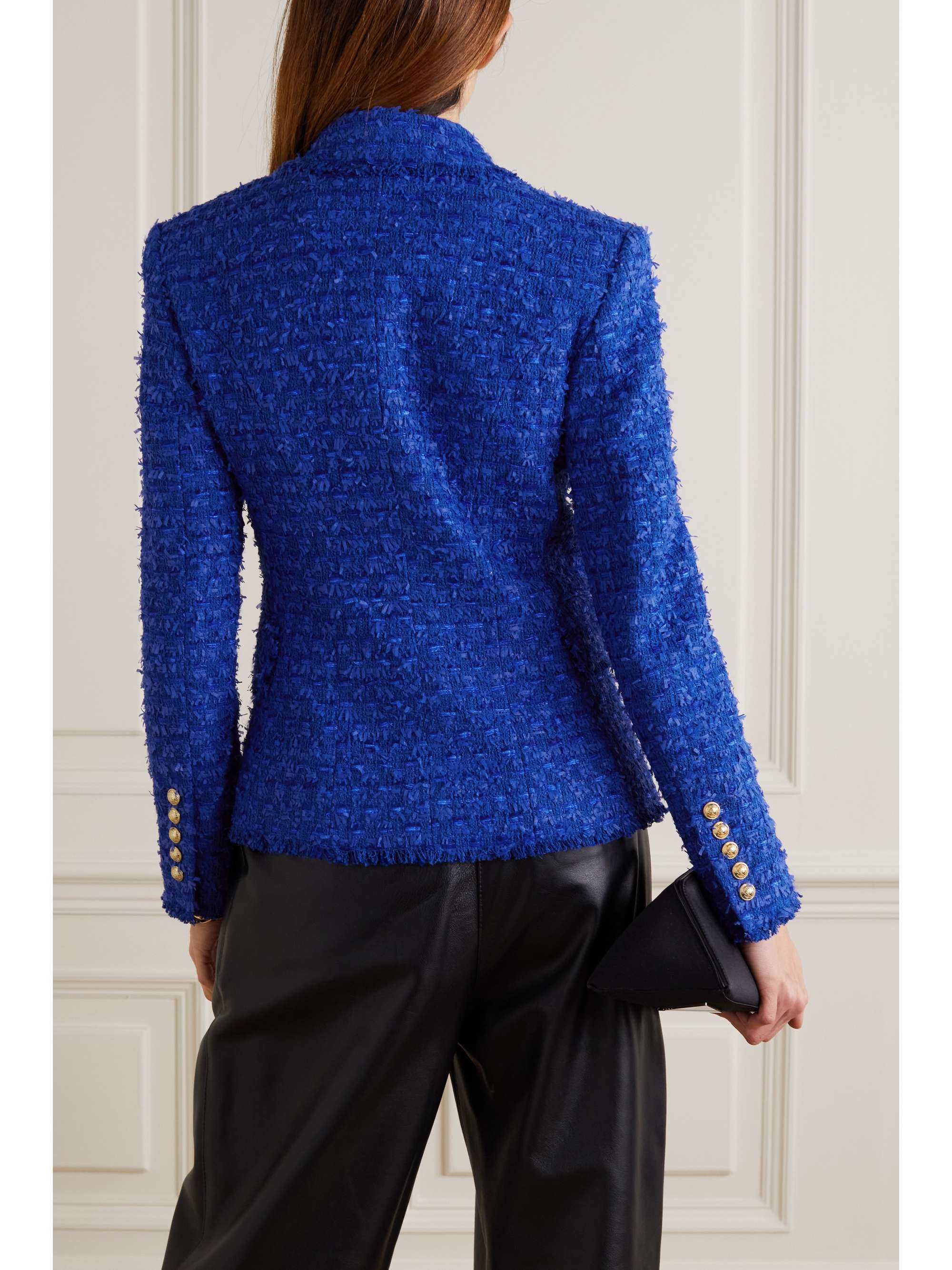 balmain boucle jacket