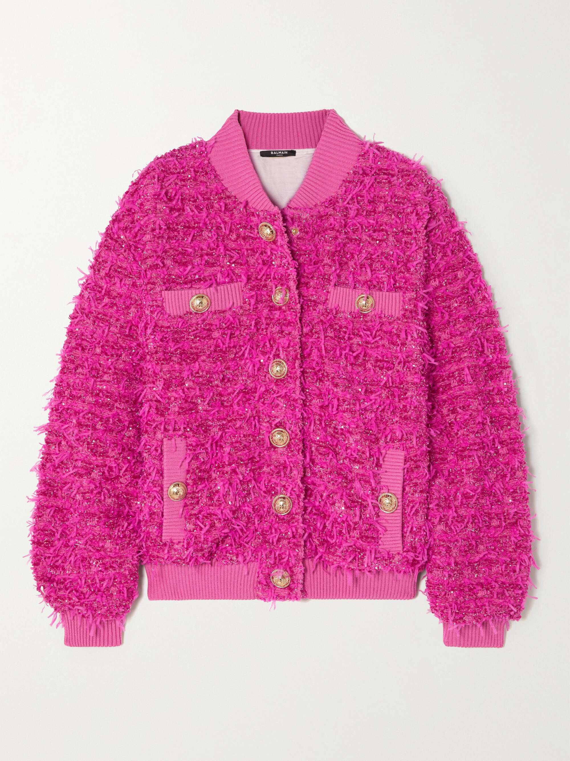 Balmain pink deals jacket