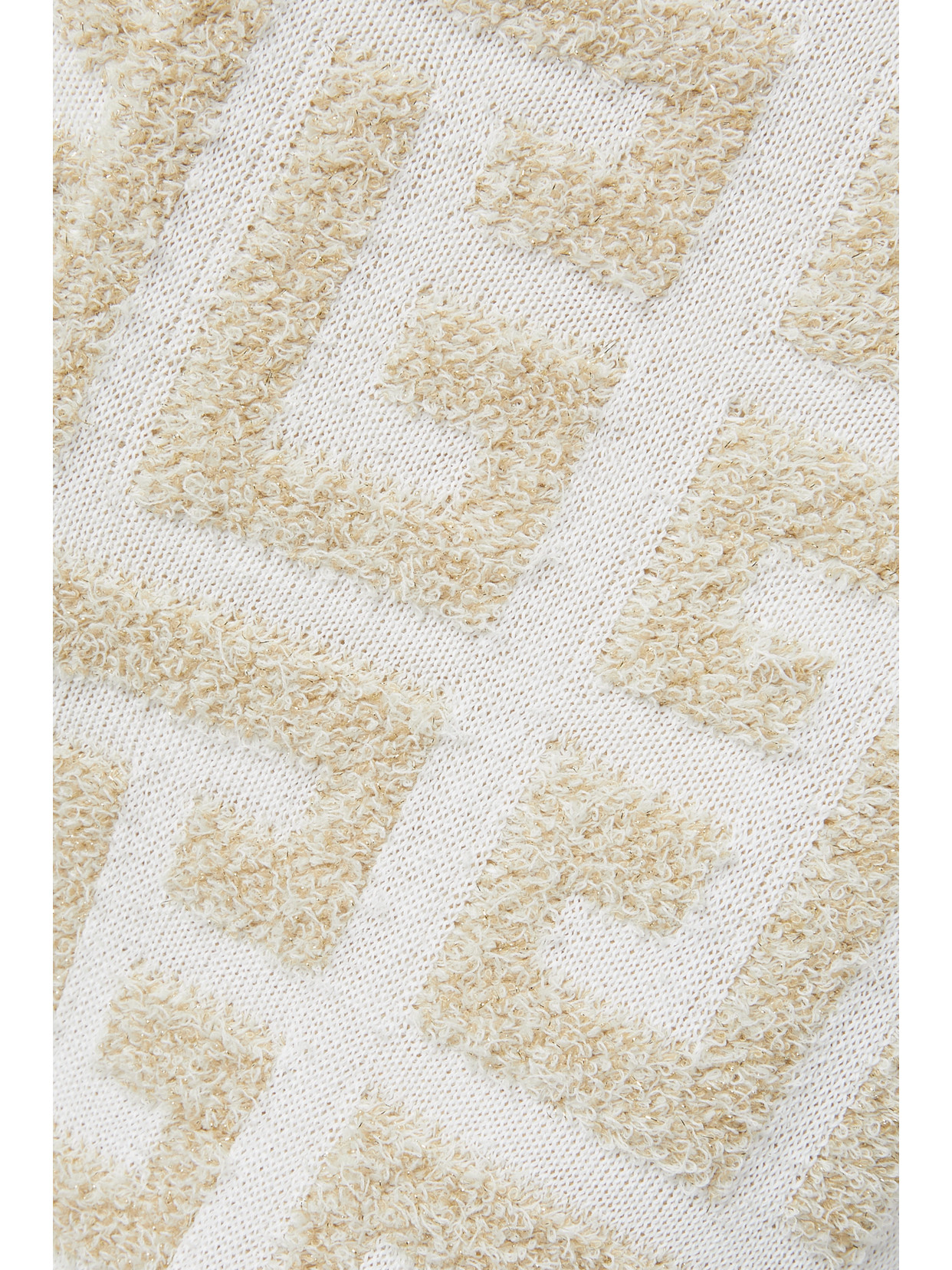 Balmain Metallic Jacquard-knit Wide-leg Pants In Brown