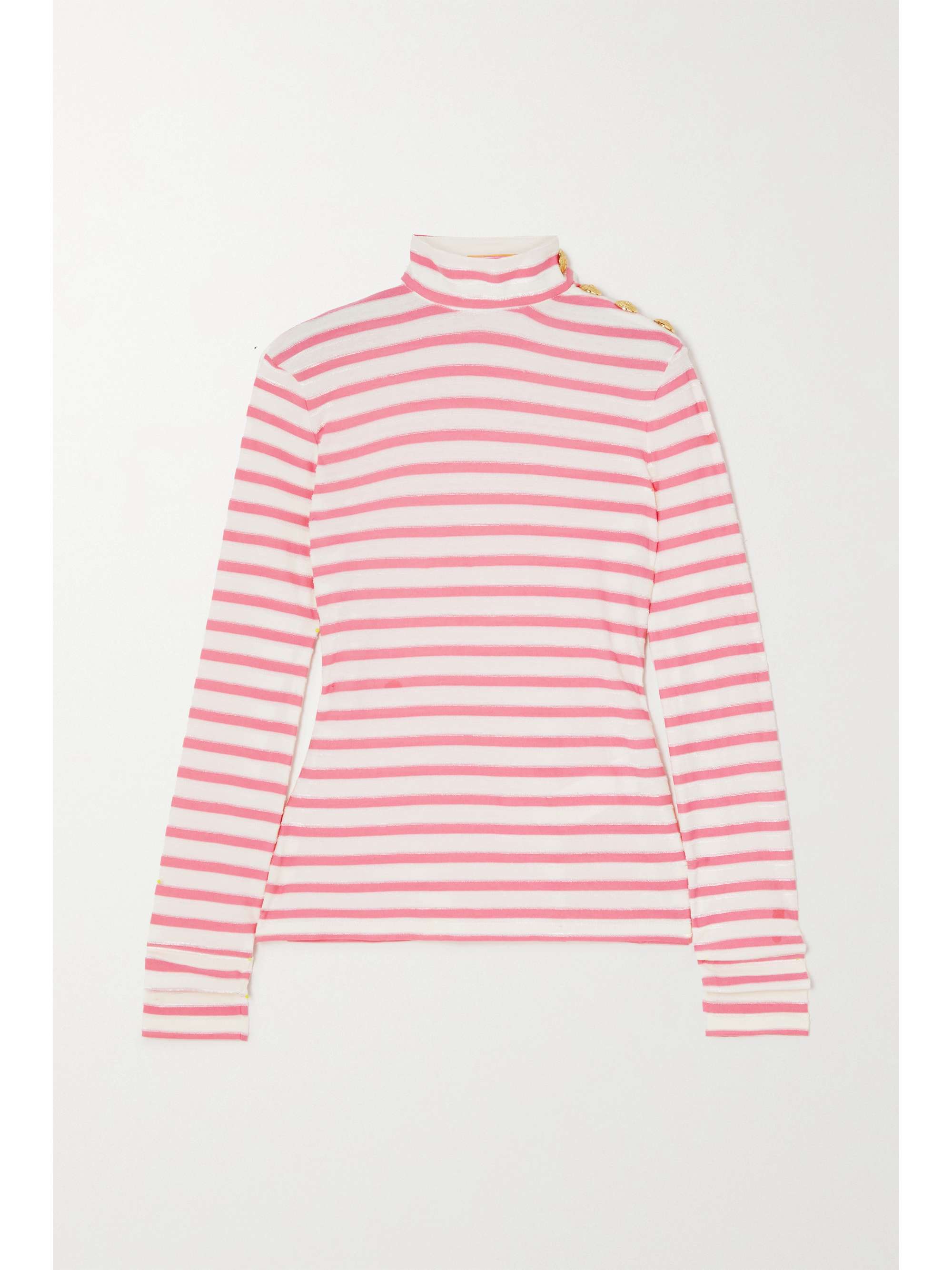 Striped Cotton-Blend Jersey T-Shirt