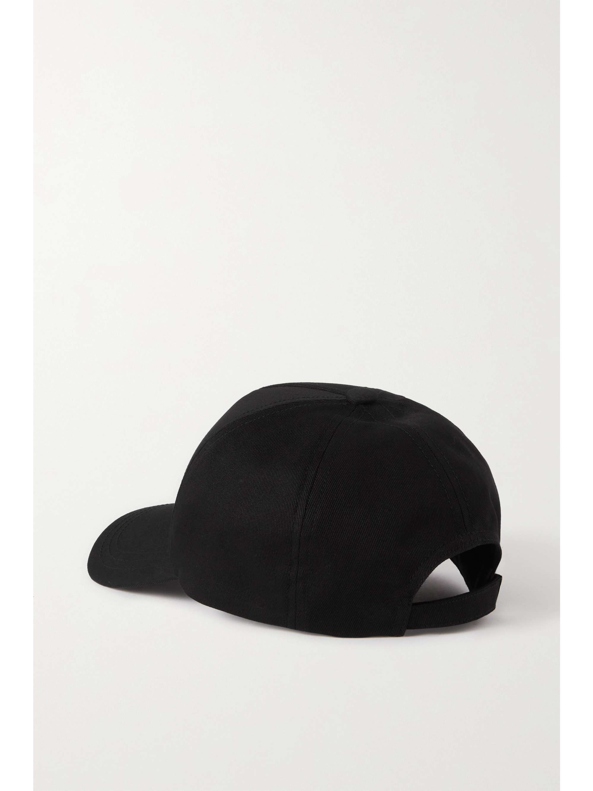 BALMAIN Embroidered cotton-twill baseball cap