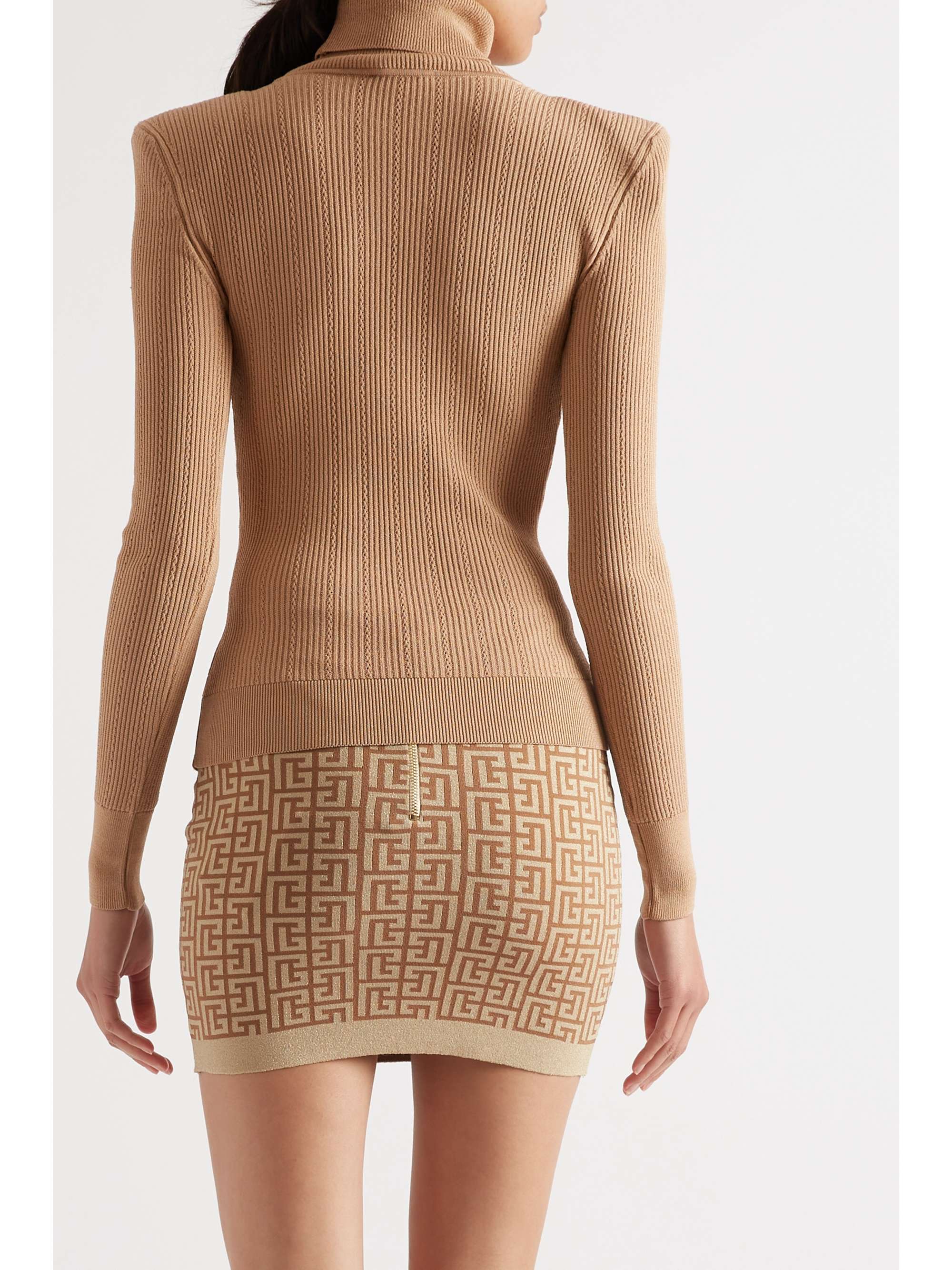 balmain knitted sweater