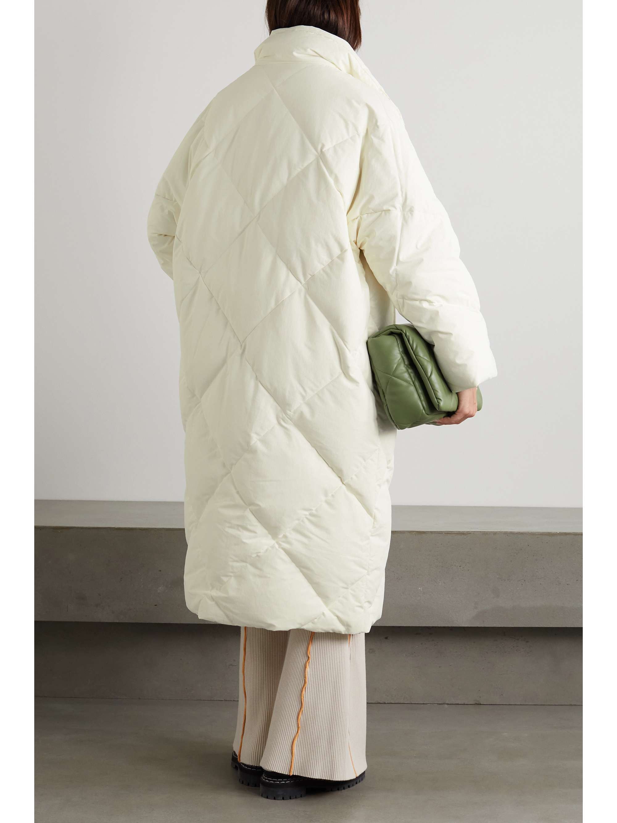 STAND STUDIO Anissa quilted shell down coat