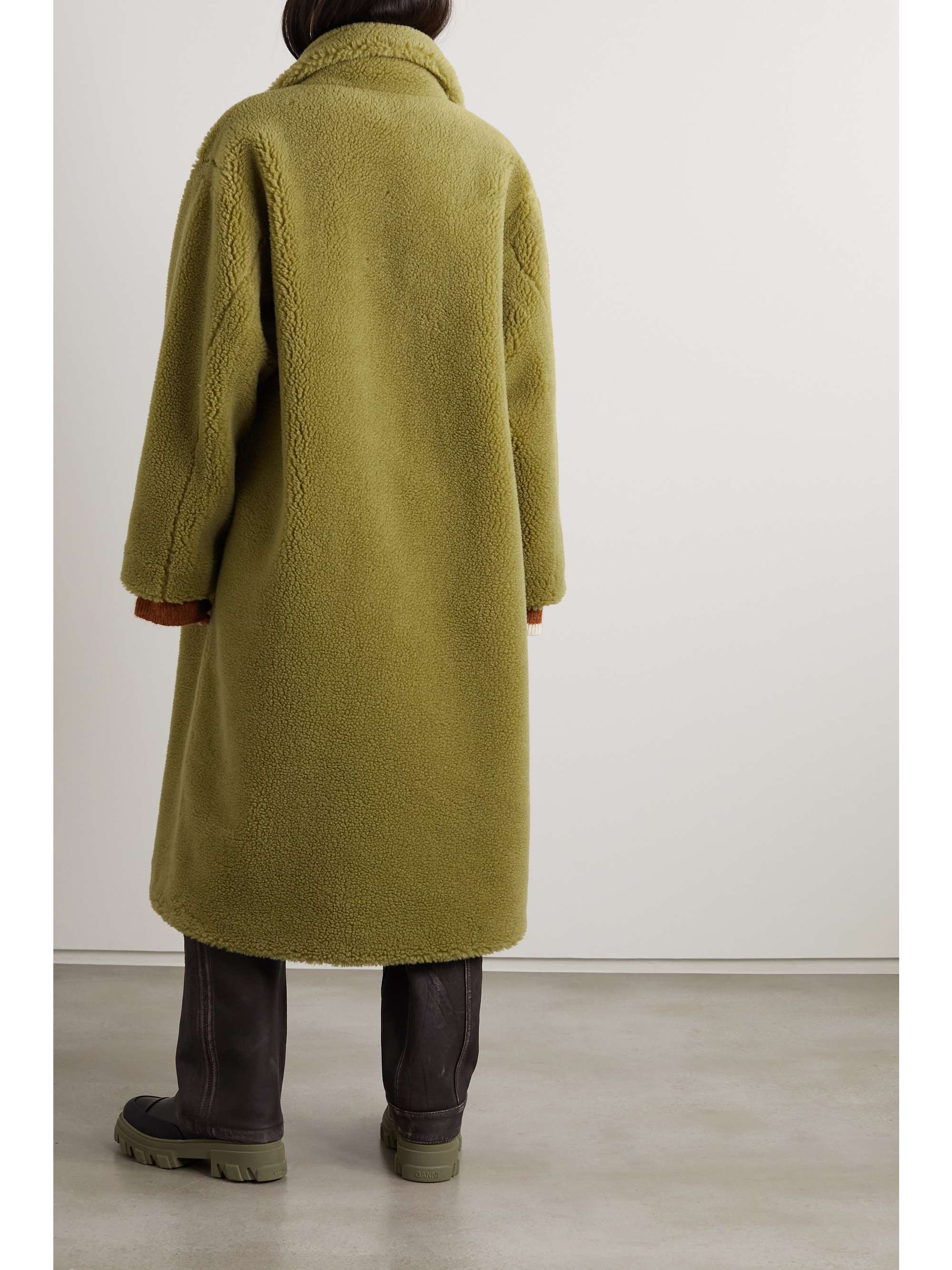 oversized faux shearling coat