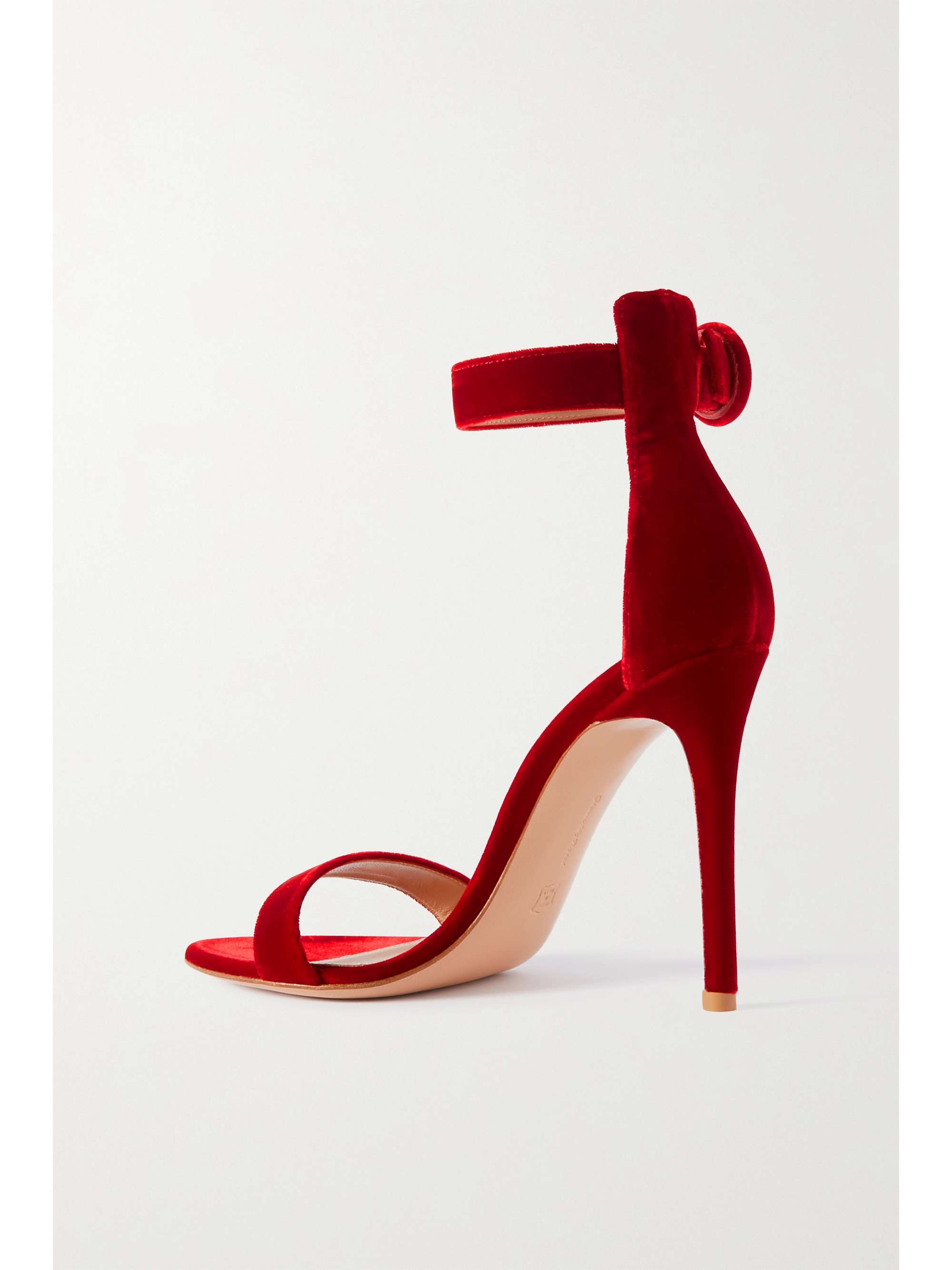 GIANVITO ROSSI Portofino 105 velvet sandals
