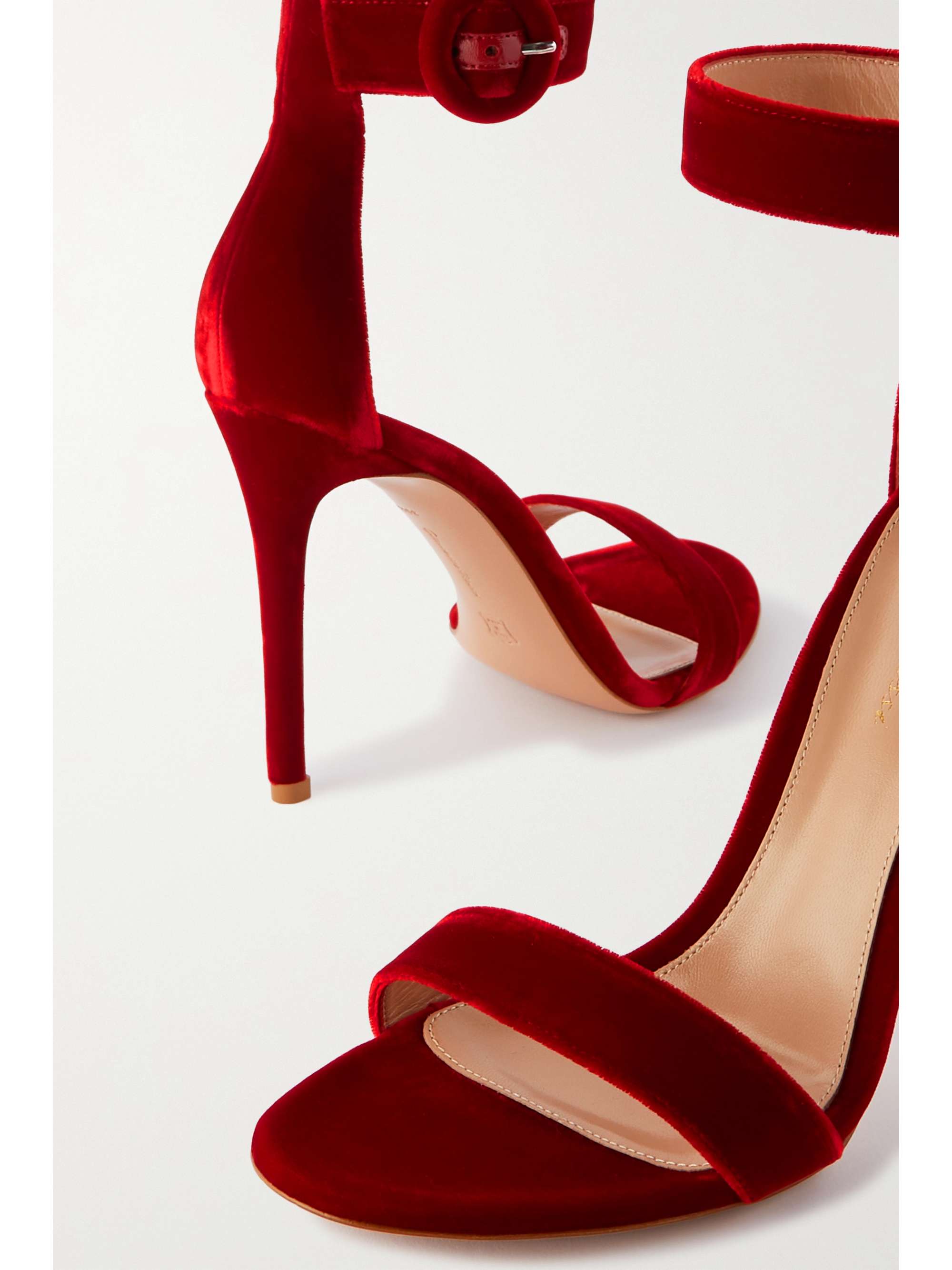GIANVITO ROSSI Portofino 105 velvet sandals