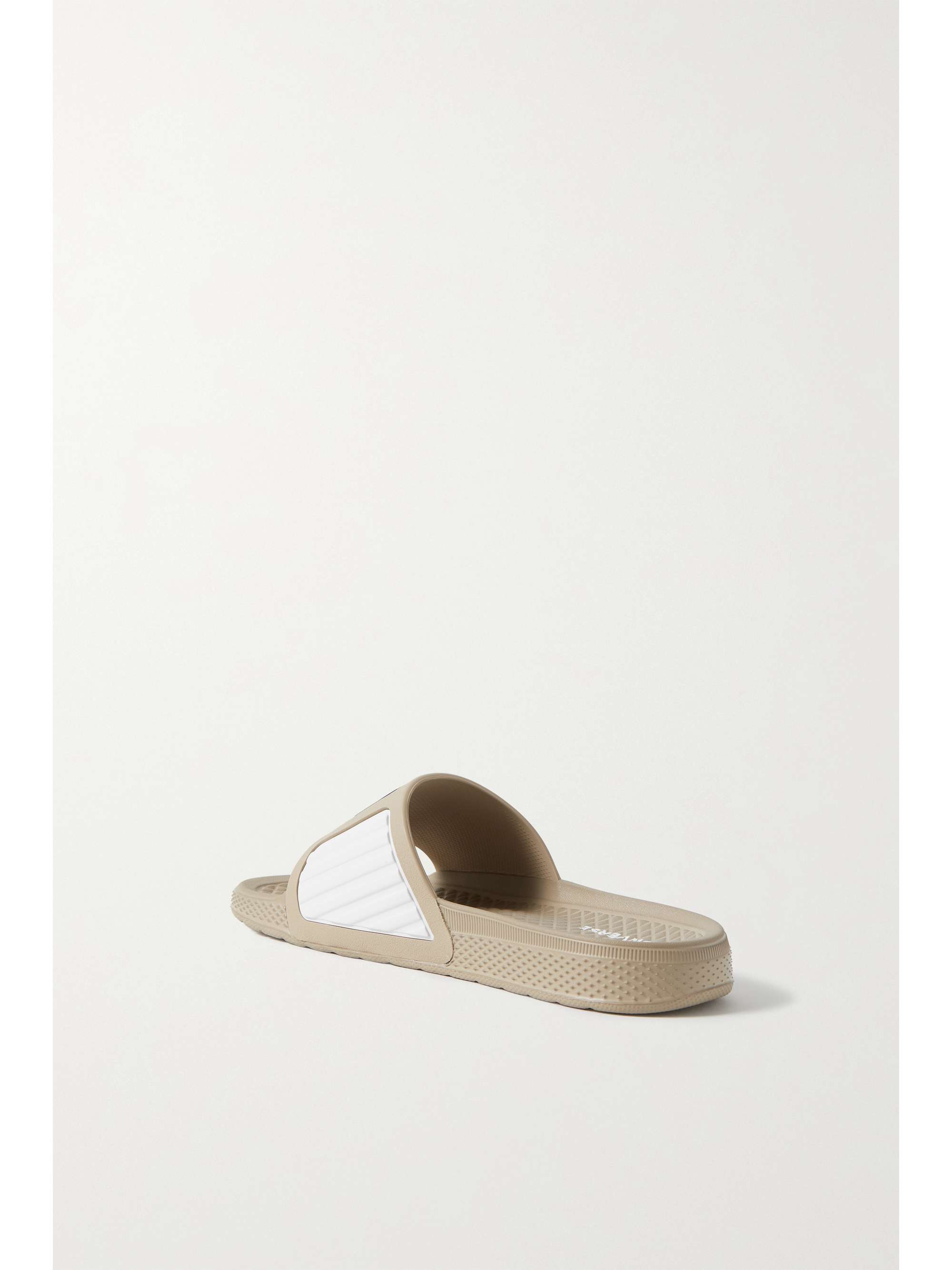 CONVERSE + Telfar logo-appliquéd rubber slides