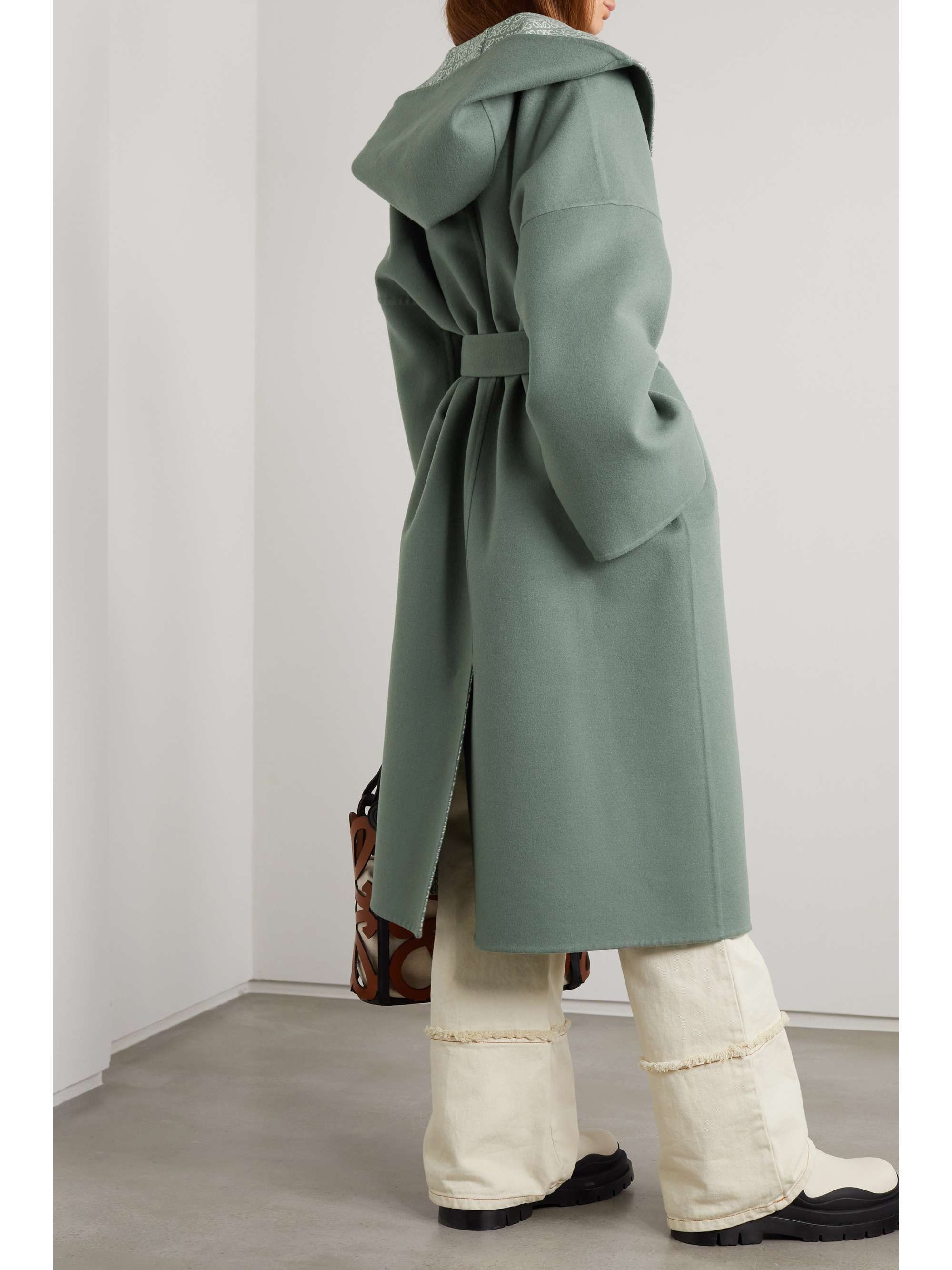 loewe green coat