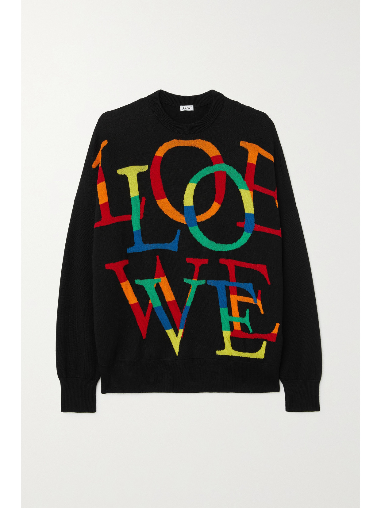 LOEWE LOVE WOOL-BLEND SWEATER