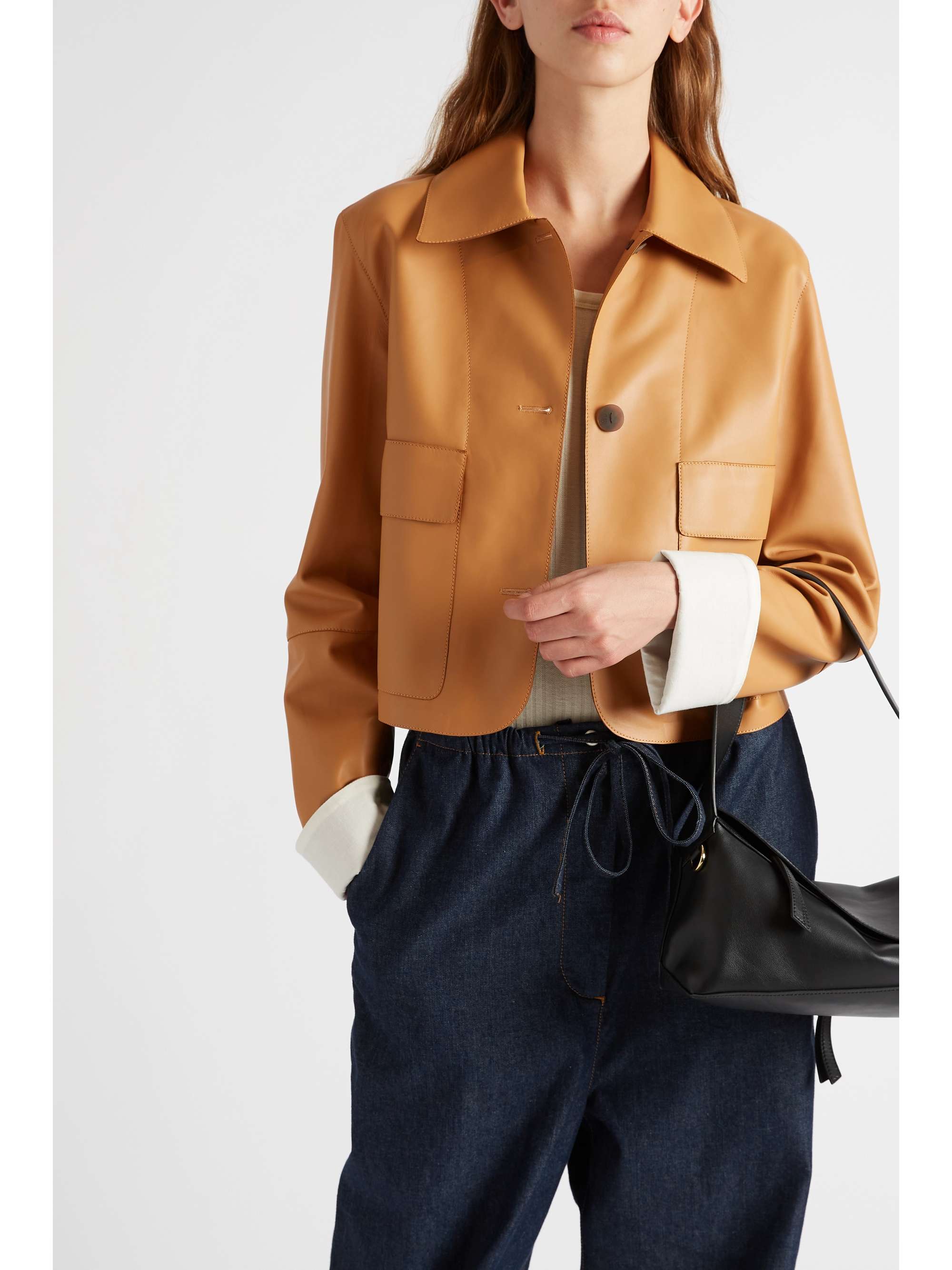 loewe mini gate leather saddle bag