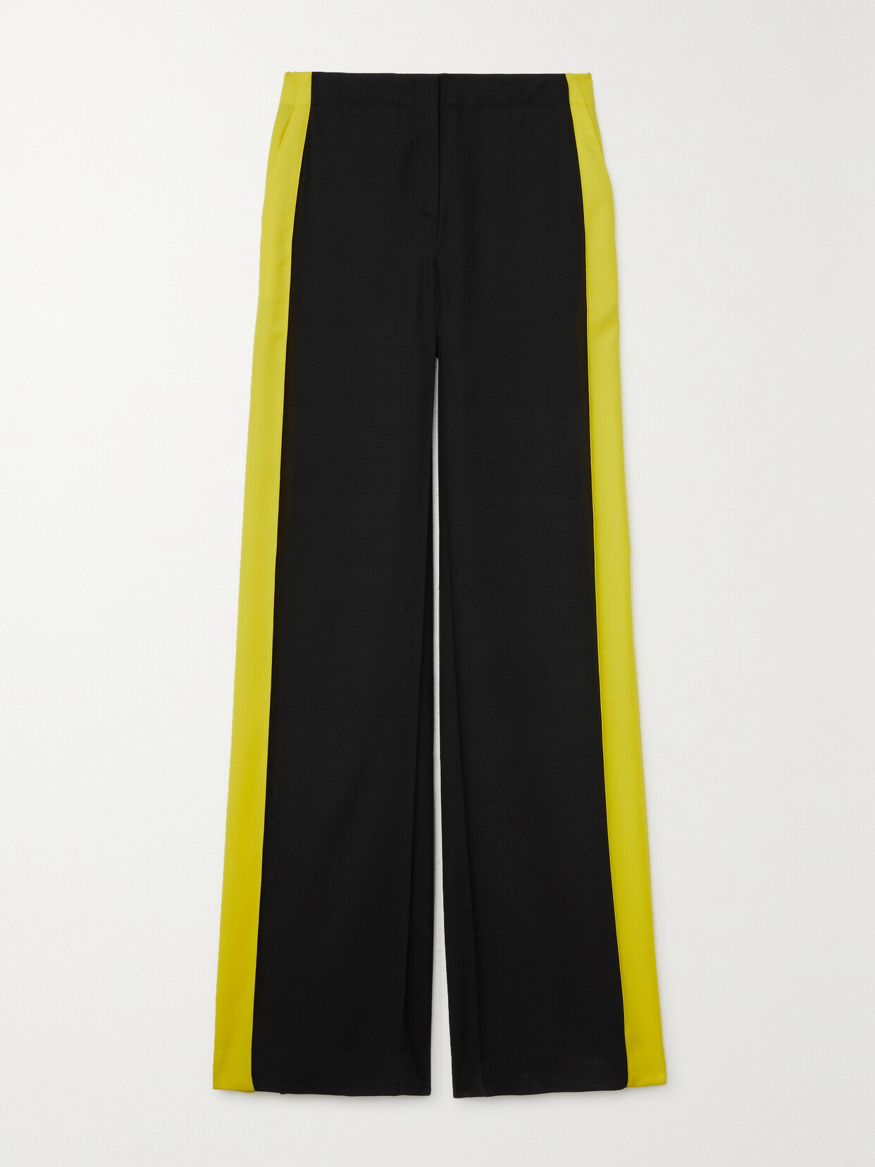 Loewe Paneled Wool Wide-leg Pants