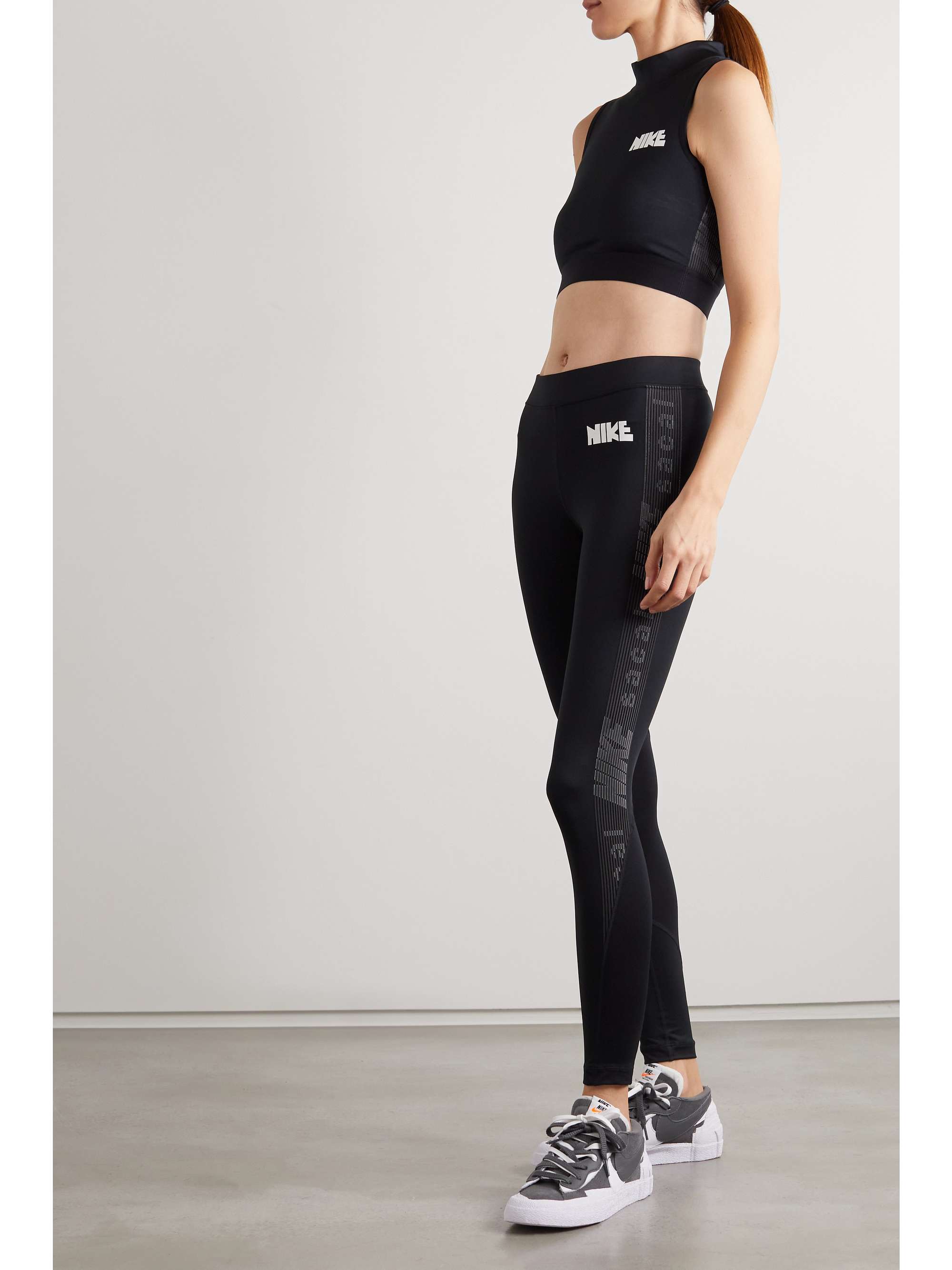 nike tights mesh