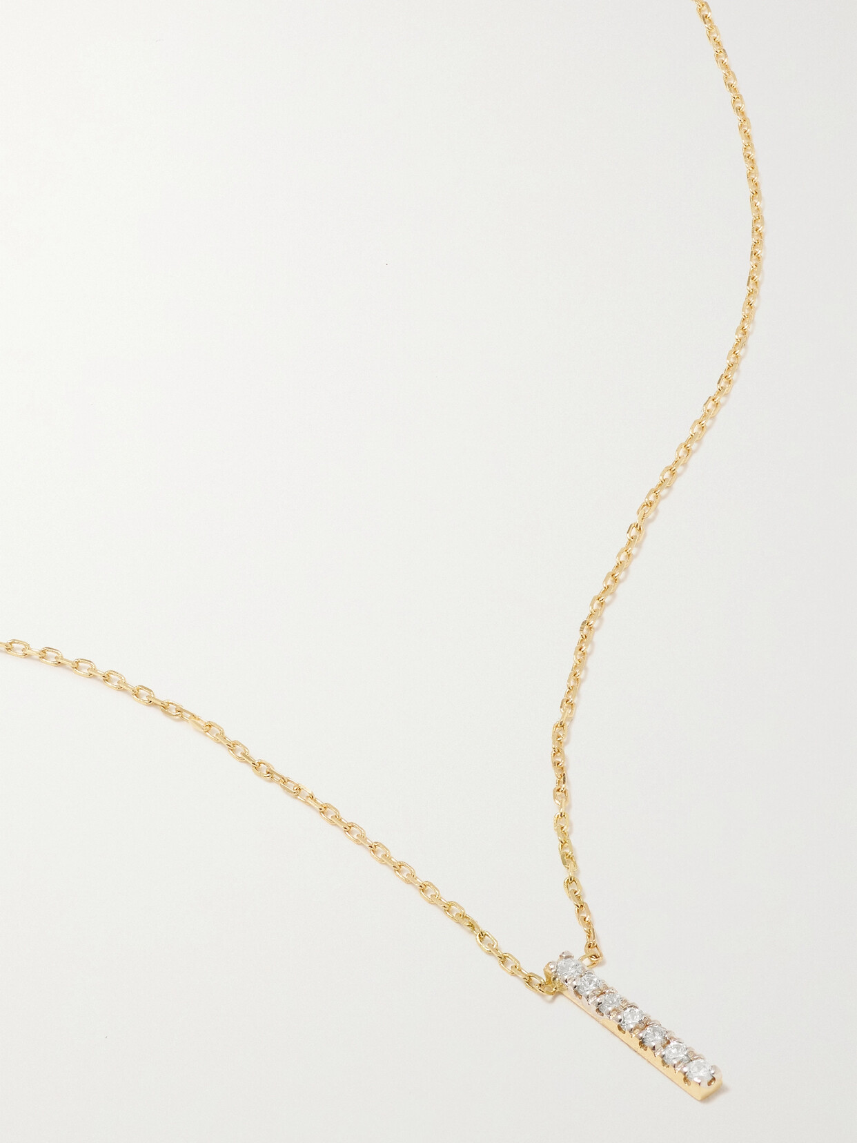 Mateo La Barre 14-karat Gold Diamond Necklace