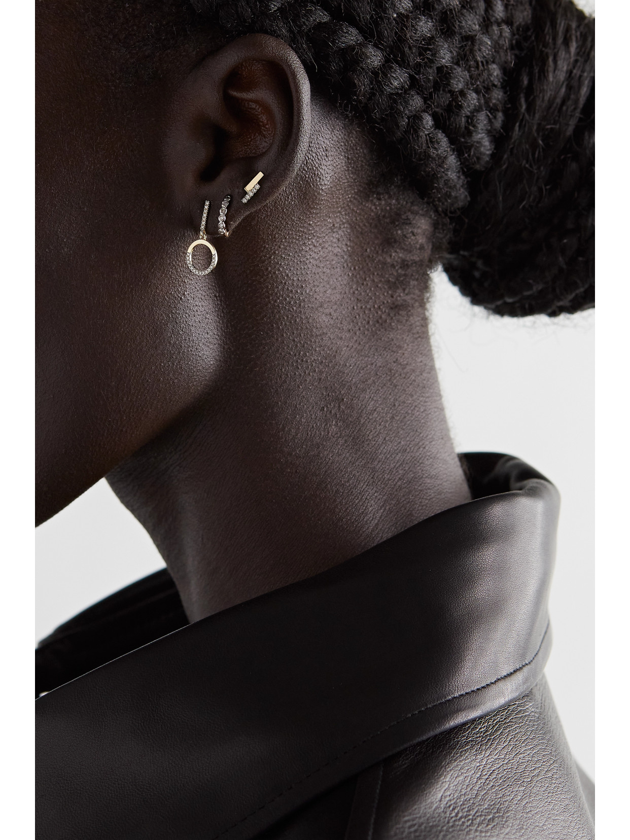Mateo 14-karat Gold Diamond Earrings In Gold