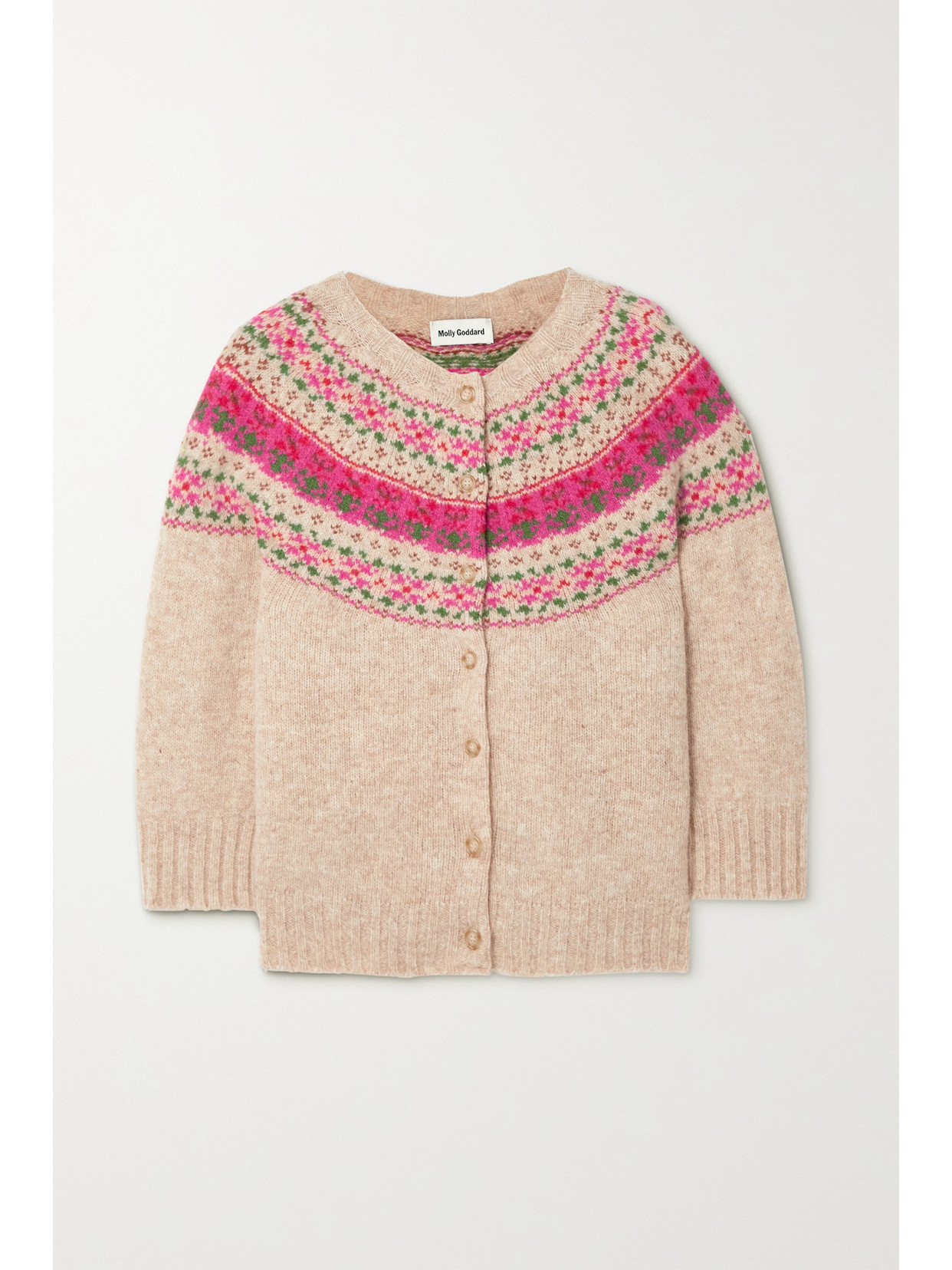 Wool Jumper Molly Goddard Fair Isle Sweater Molly Goddard Orla