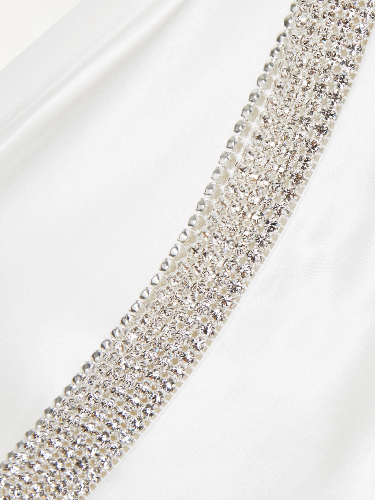 Crystal-Embellished Silk-Satin Maxi