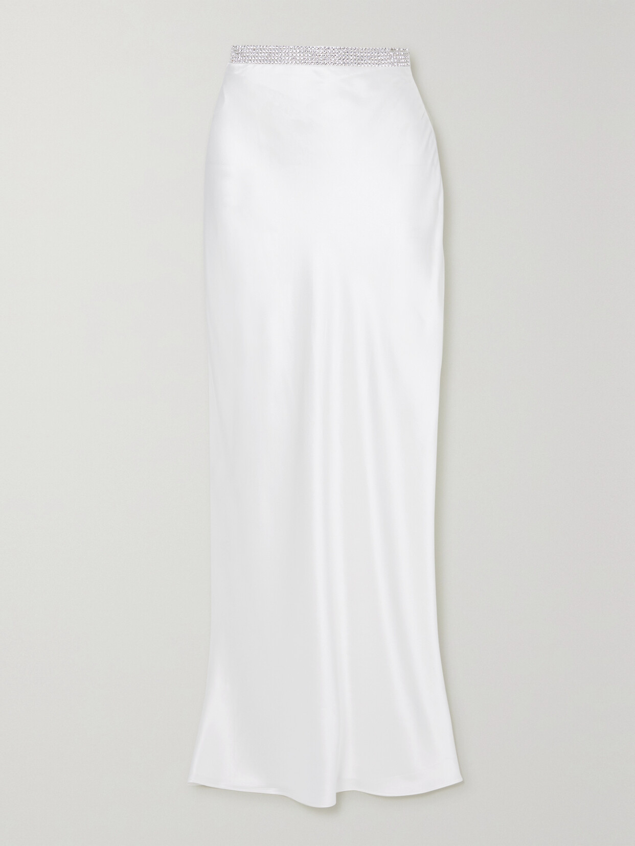Crystal-Embellished Silk-Satin Maxi