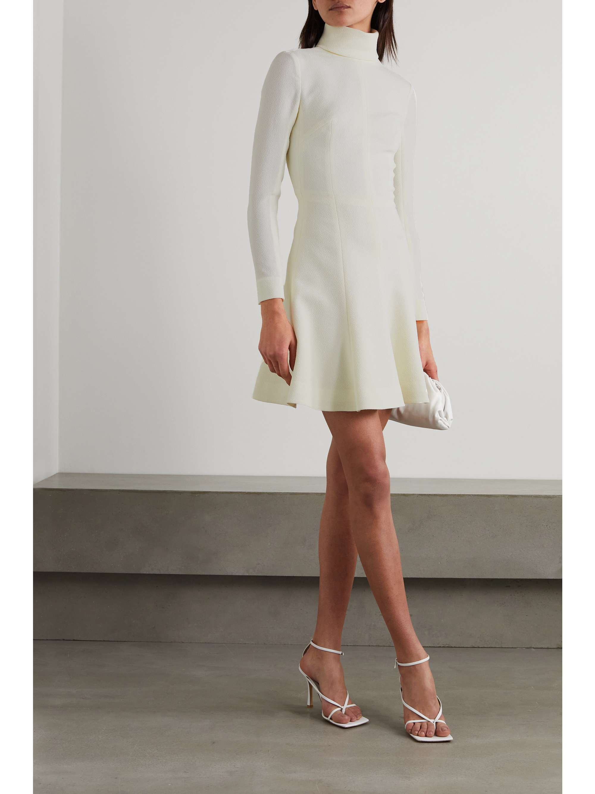 turtleneck mini dress