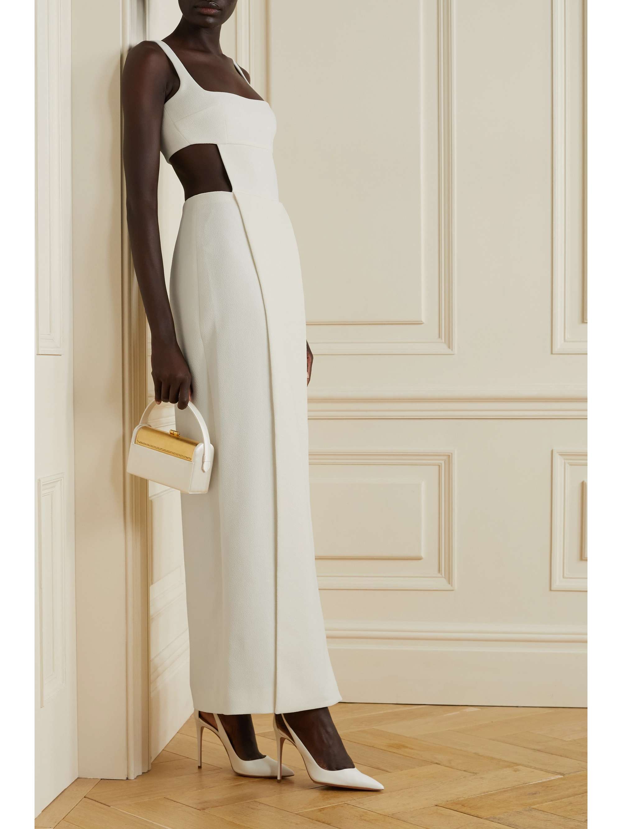EMILIA WICKSTEAD Dasha cutout crepe gown