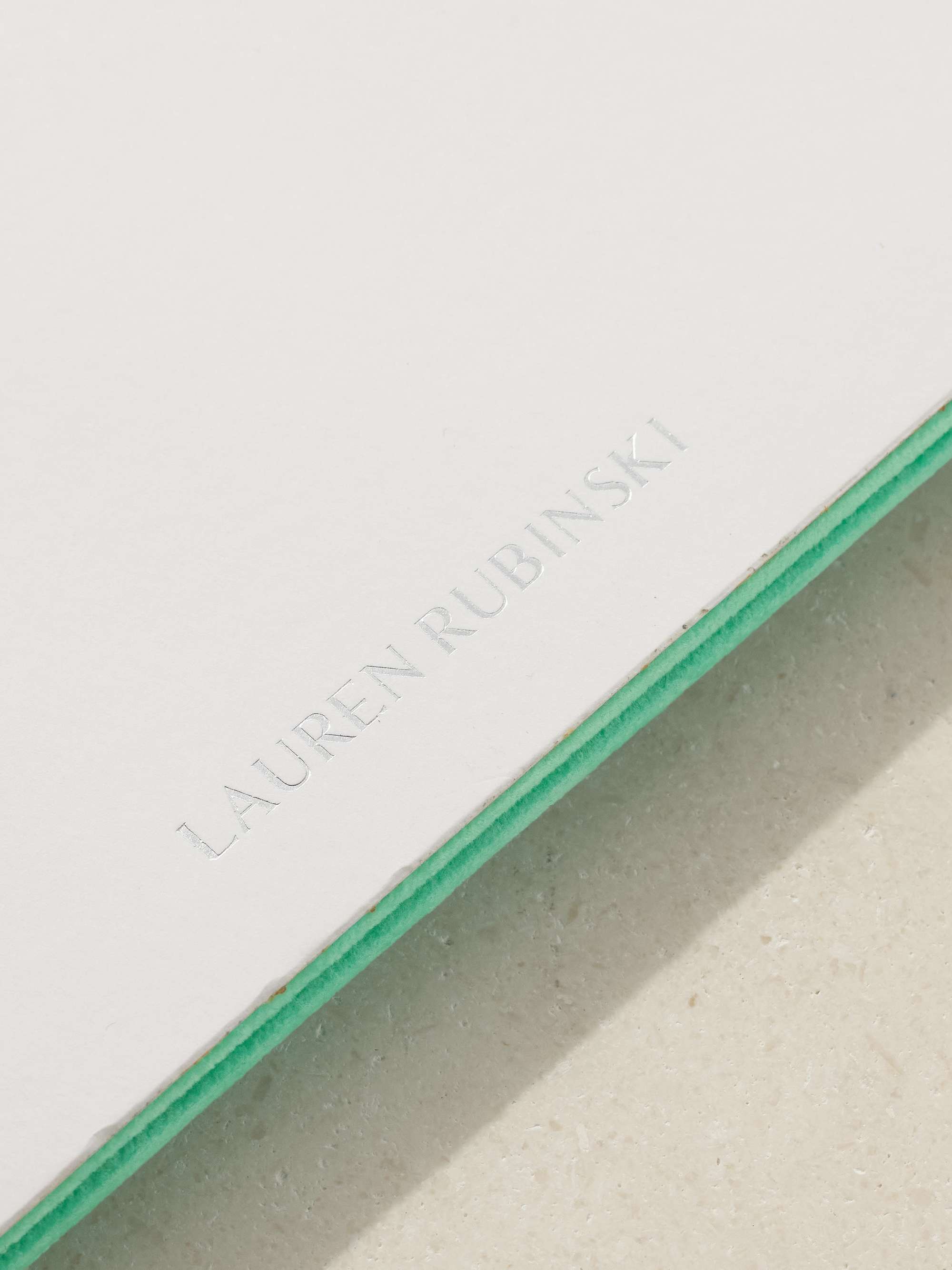 LAUREN RUBINSKI Plateau à bijoux en daim synthétique