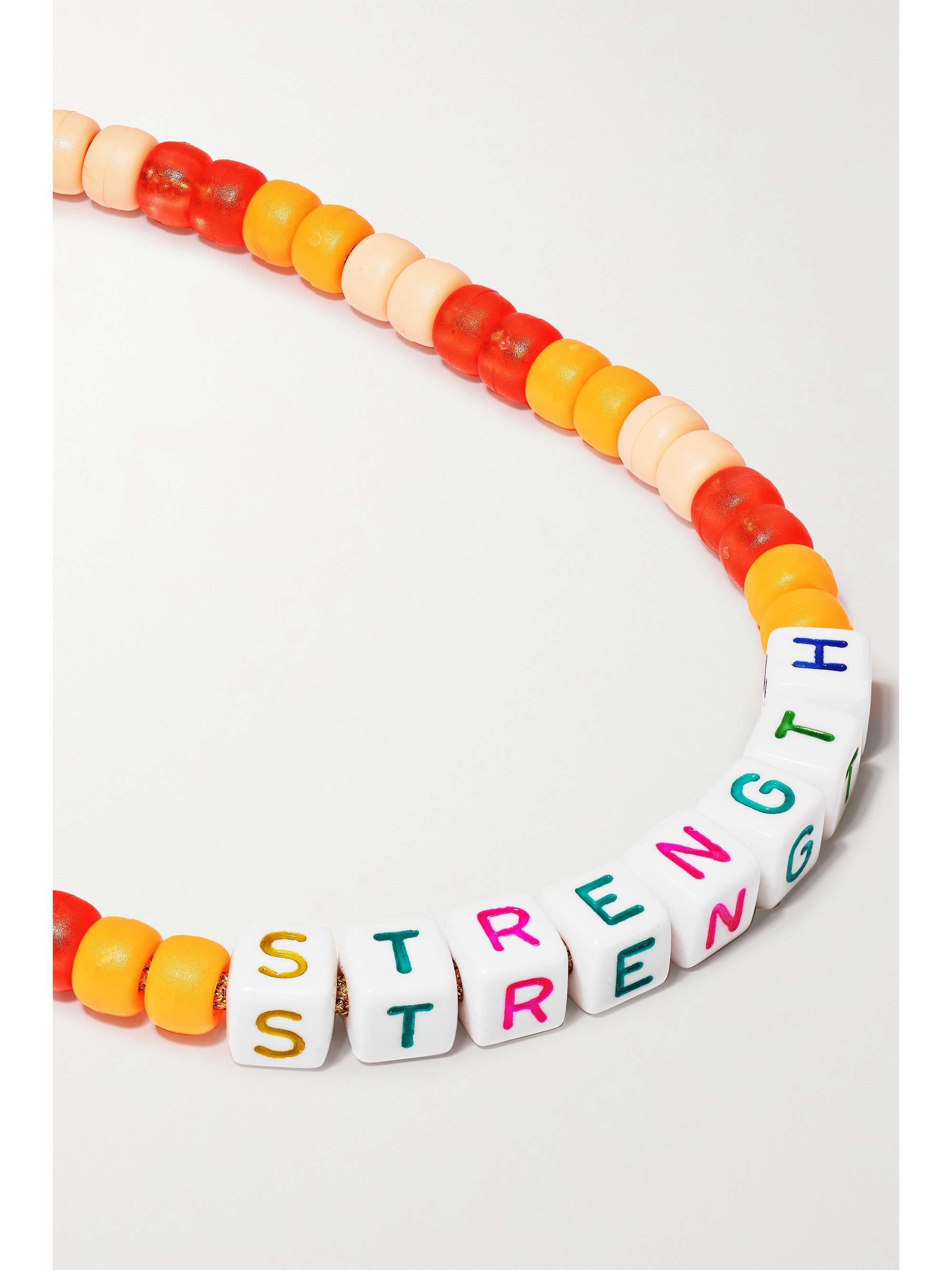 LAUREN RUBINSKI Strength 串珠编绳项链