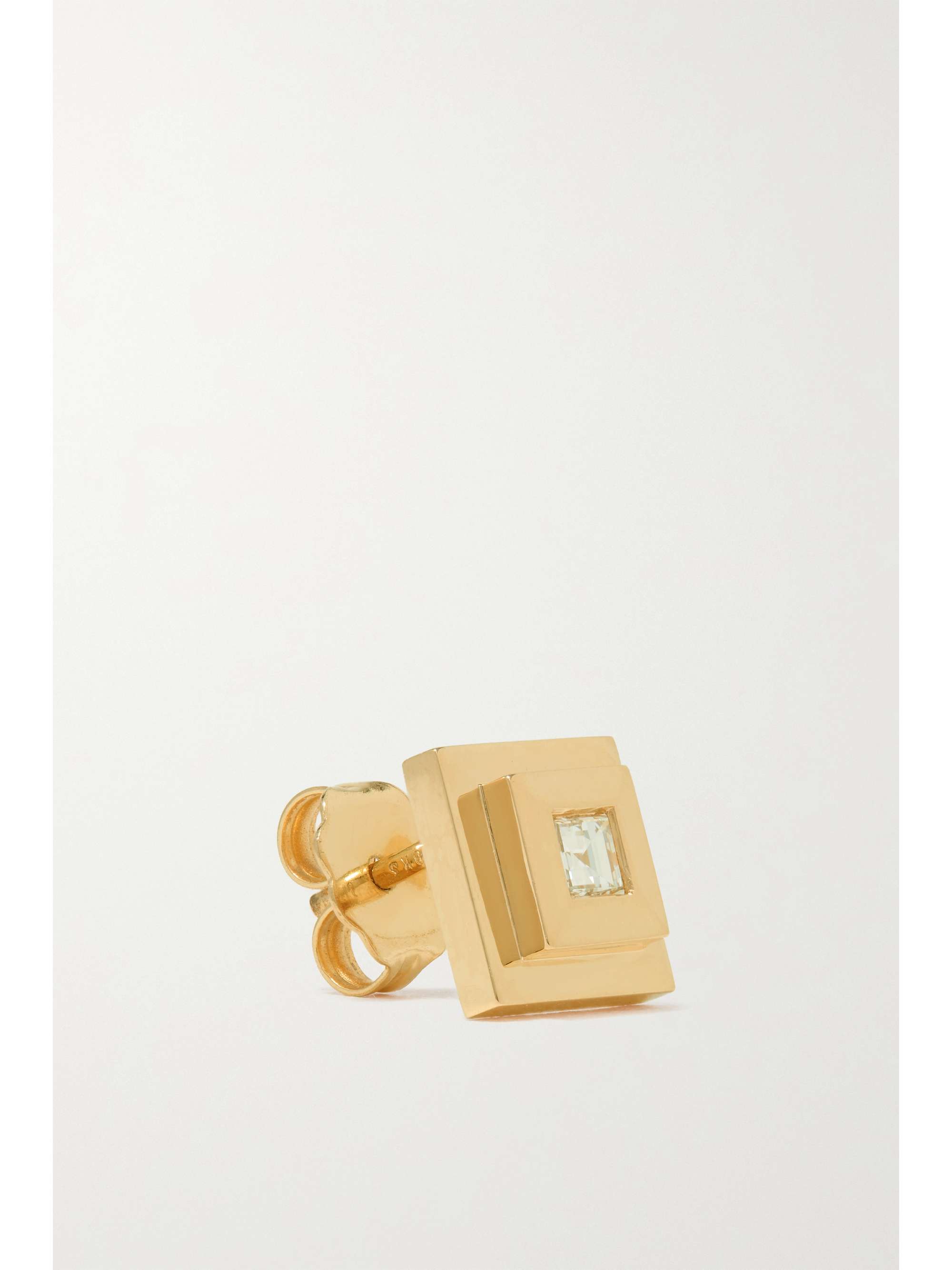 AZLEE 18-karat gold diamond earrings