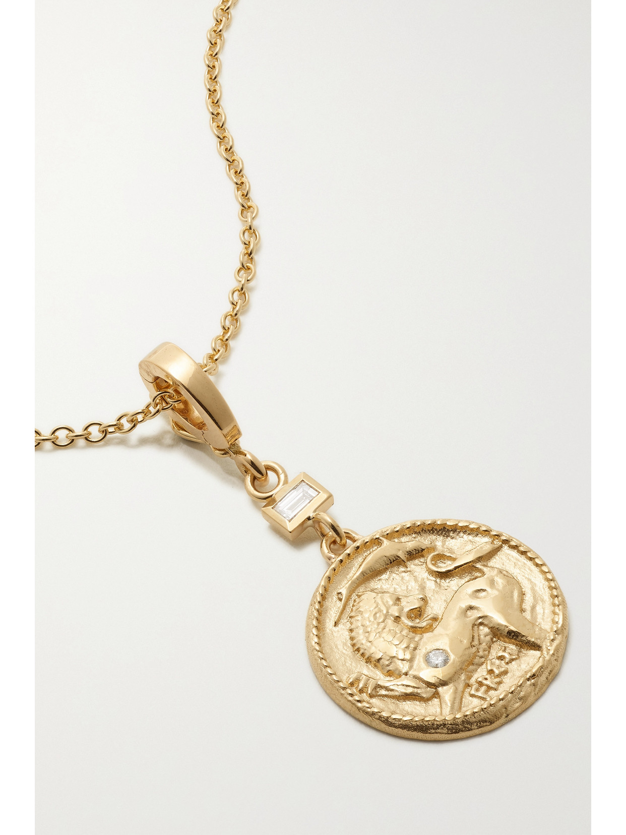 Azlee - Animal Kingdom 18-karat Gold Diamond Necklace - one size 22 Awaiting product image