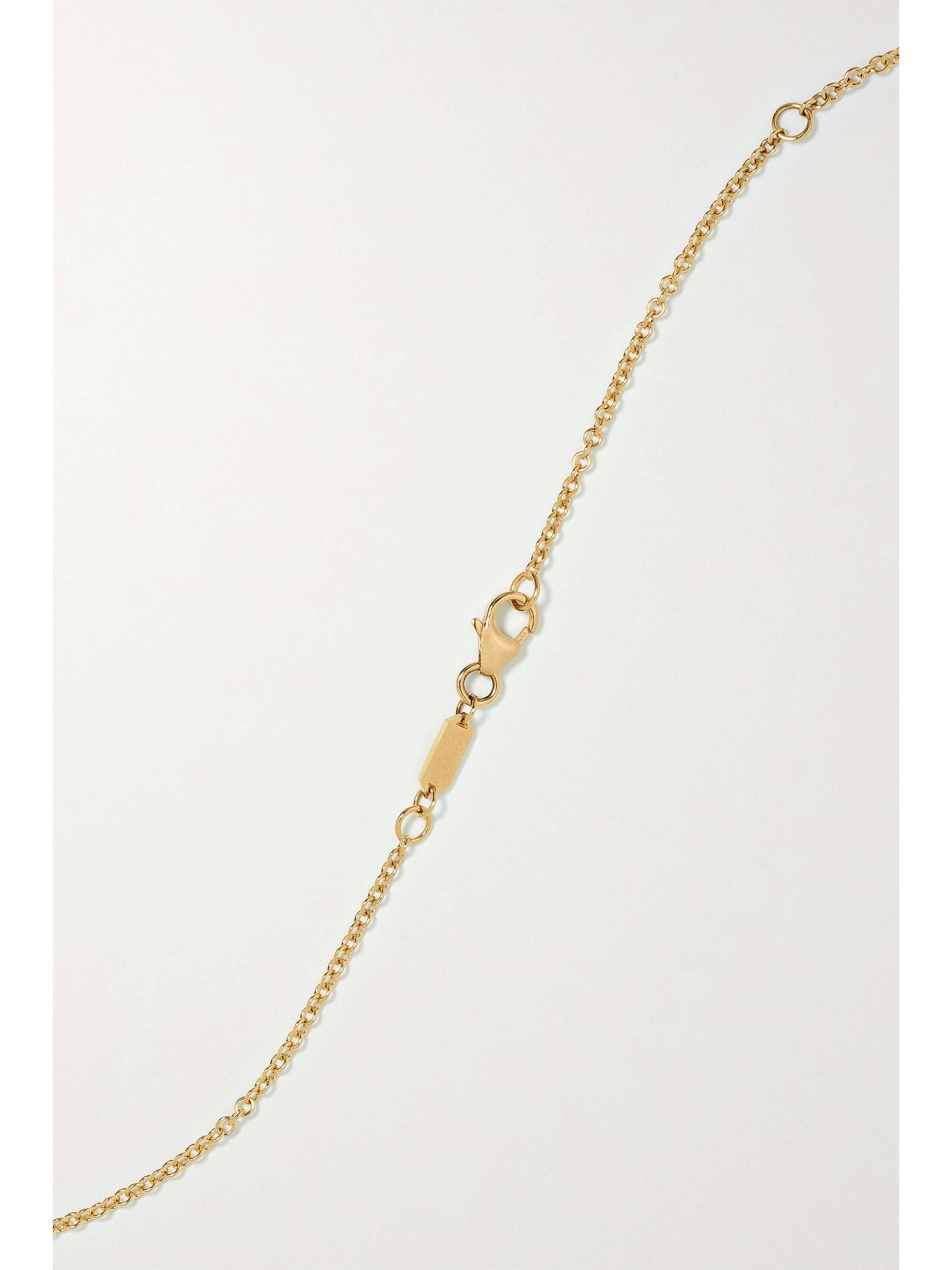 AZLEE Karkinos 18-karat gold diamond necklace