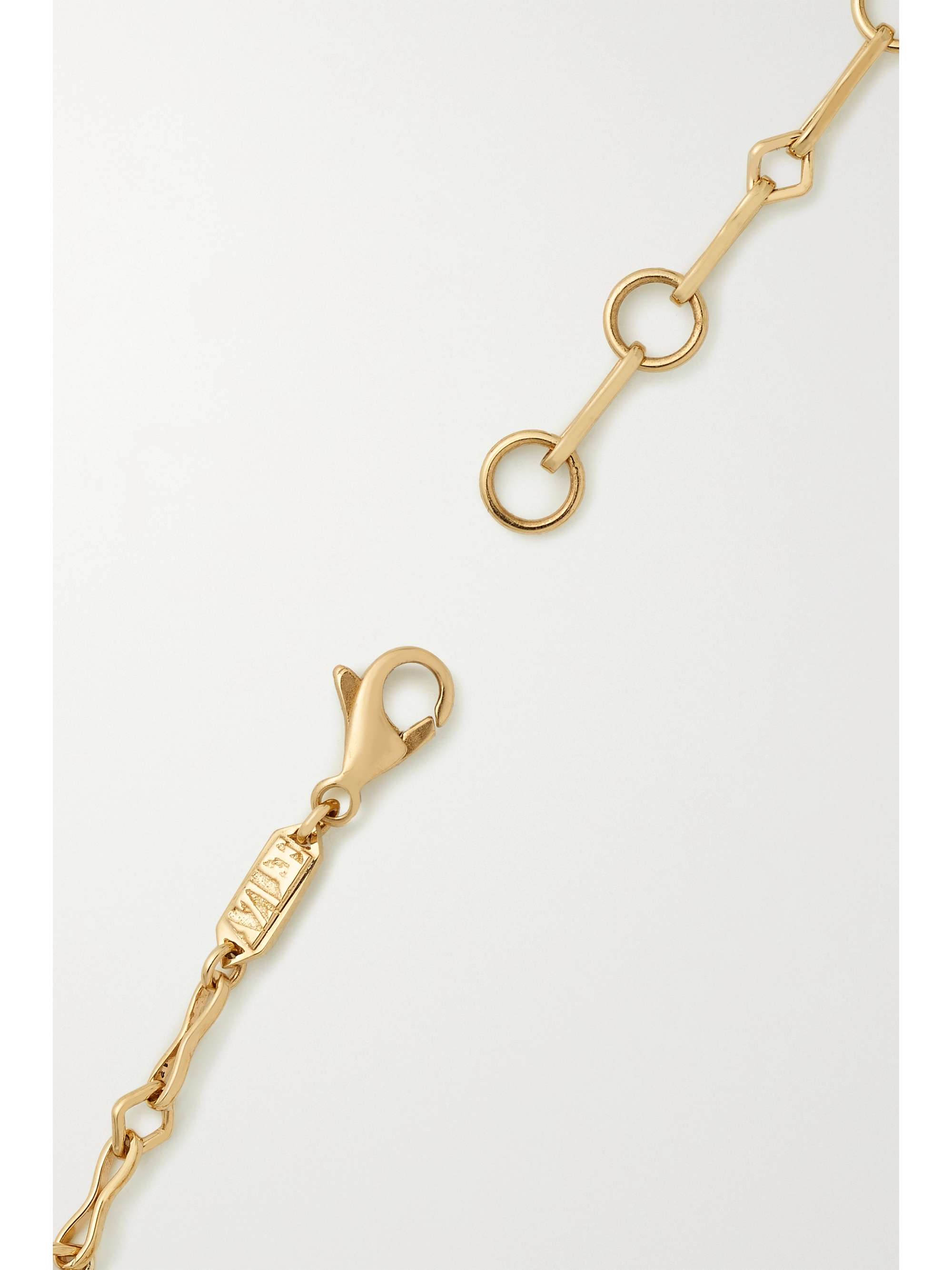 AZLEE Compass 18-karat gold diamond bracelet