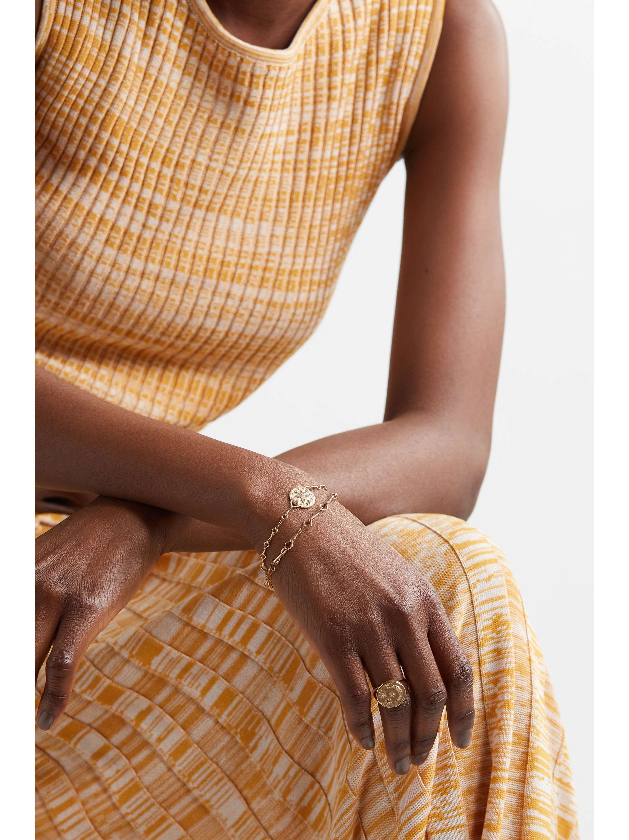 AZLEE 18-karat gold bracelet