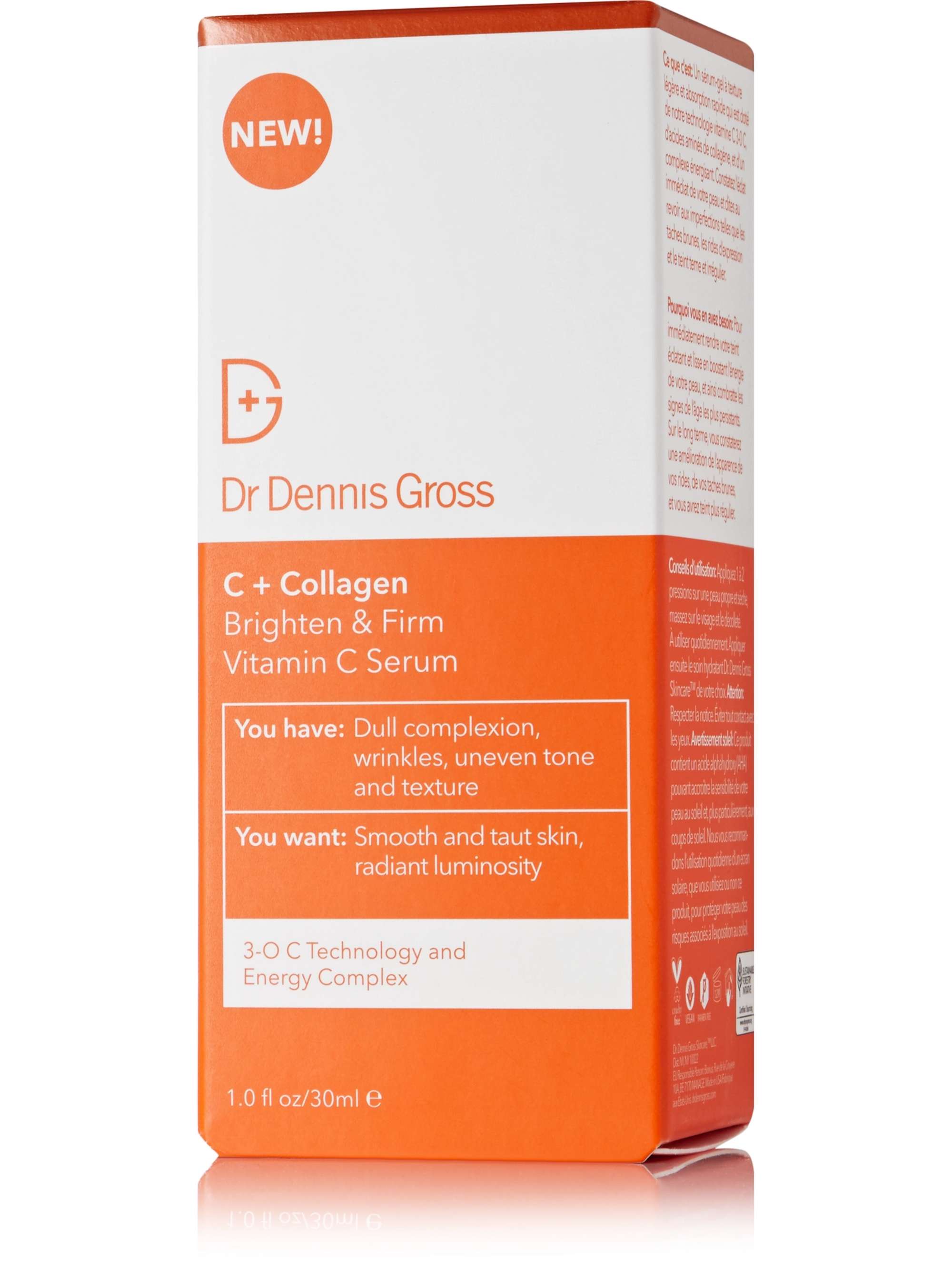 DR. DENNIS GROSS SKINCARE C + Collagen Brighten & Firm Vitamin C Serum, 30ml