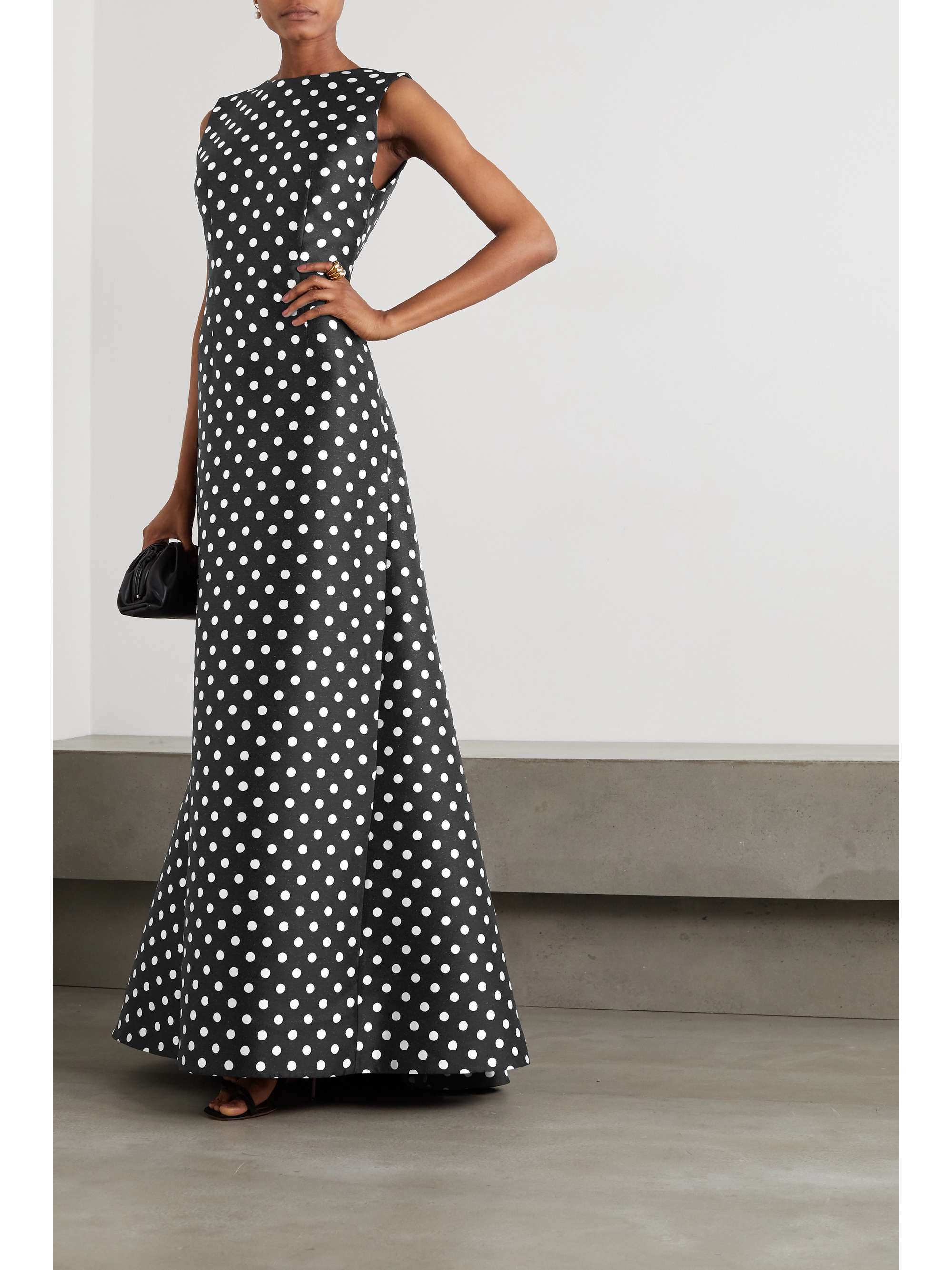 polka dot gown