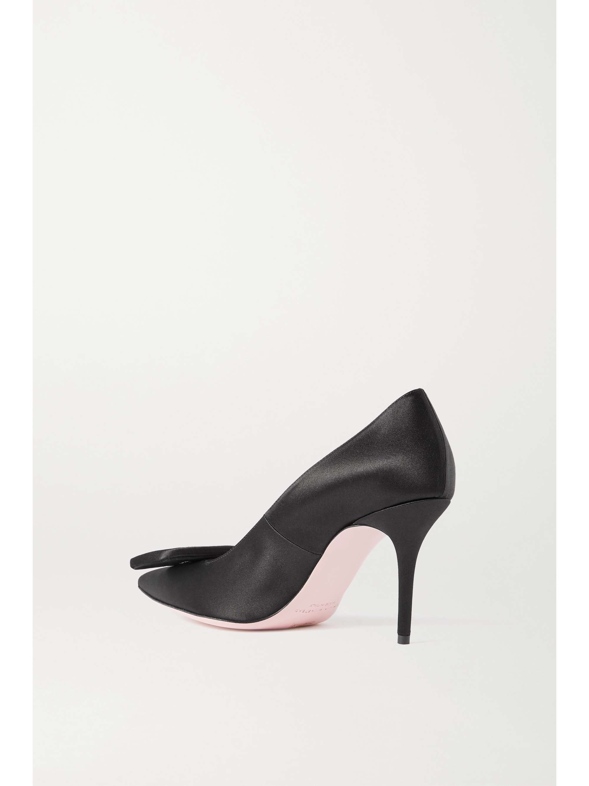 EMILIA WICKSTEAD Sophia buckled satin pumps