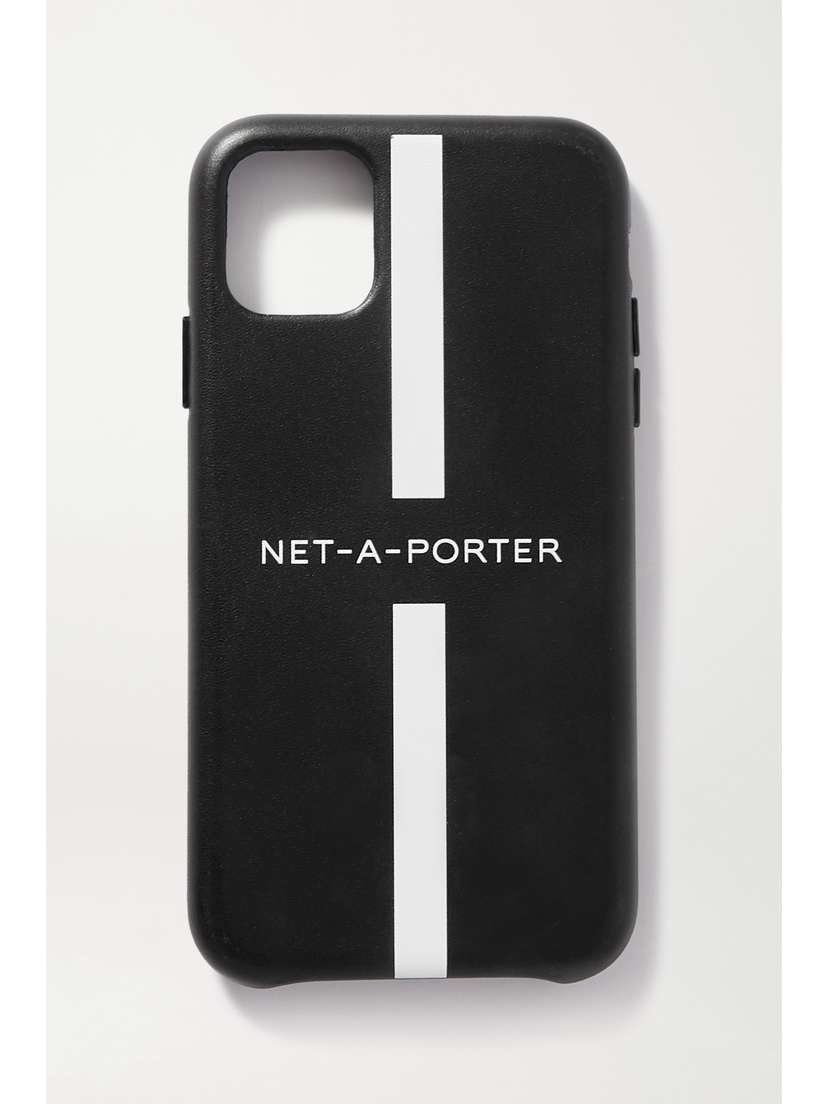 NET-A-PORTER + The Daily Edited Printed Leather Iphone 11 Pro Case