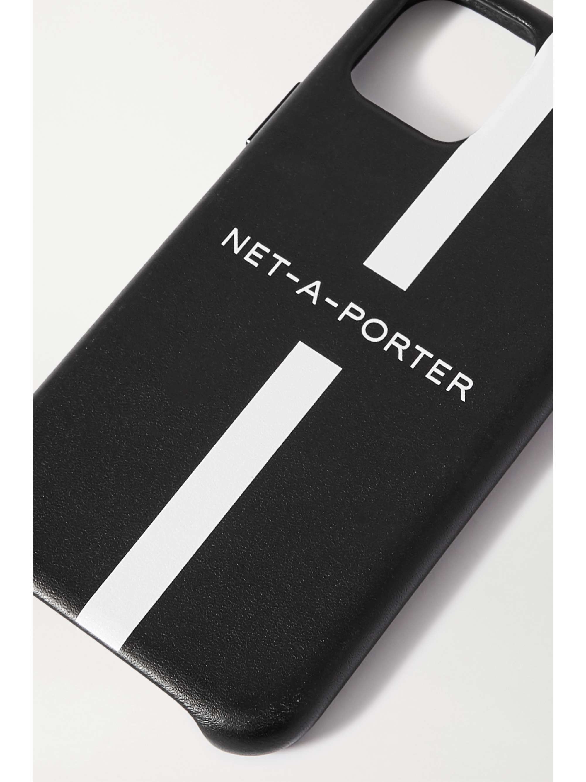 NET-A-PORTER + The Daily Edited printed leather iPhone 11 case