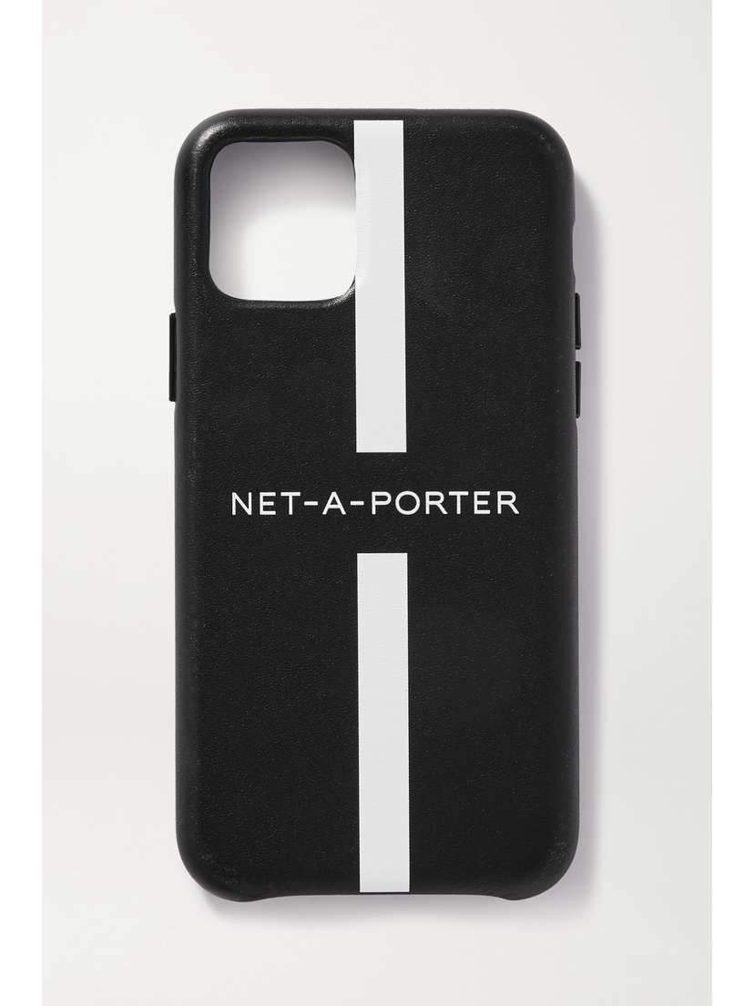 NET-A-PORTER + The Daily Edited Printed Leather Iphone 11 Case