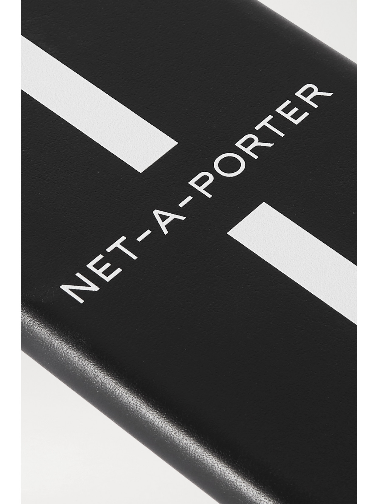 Net-a-porter + The Daily Edited Printed Leather Iphone 11 Pro Max Case In Black